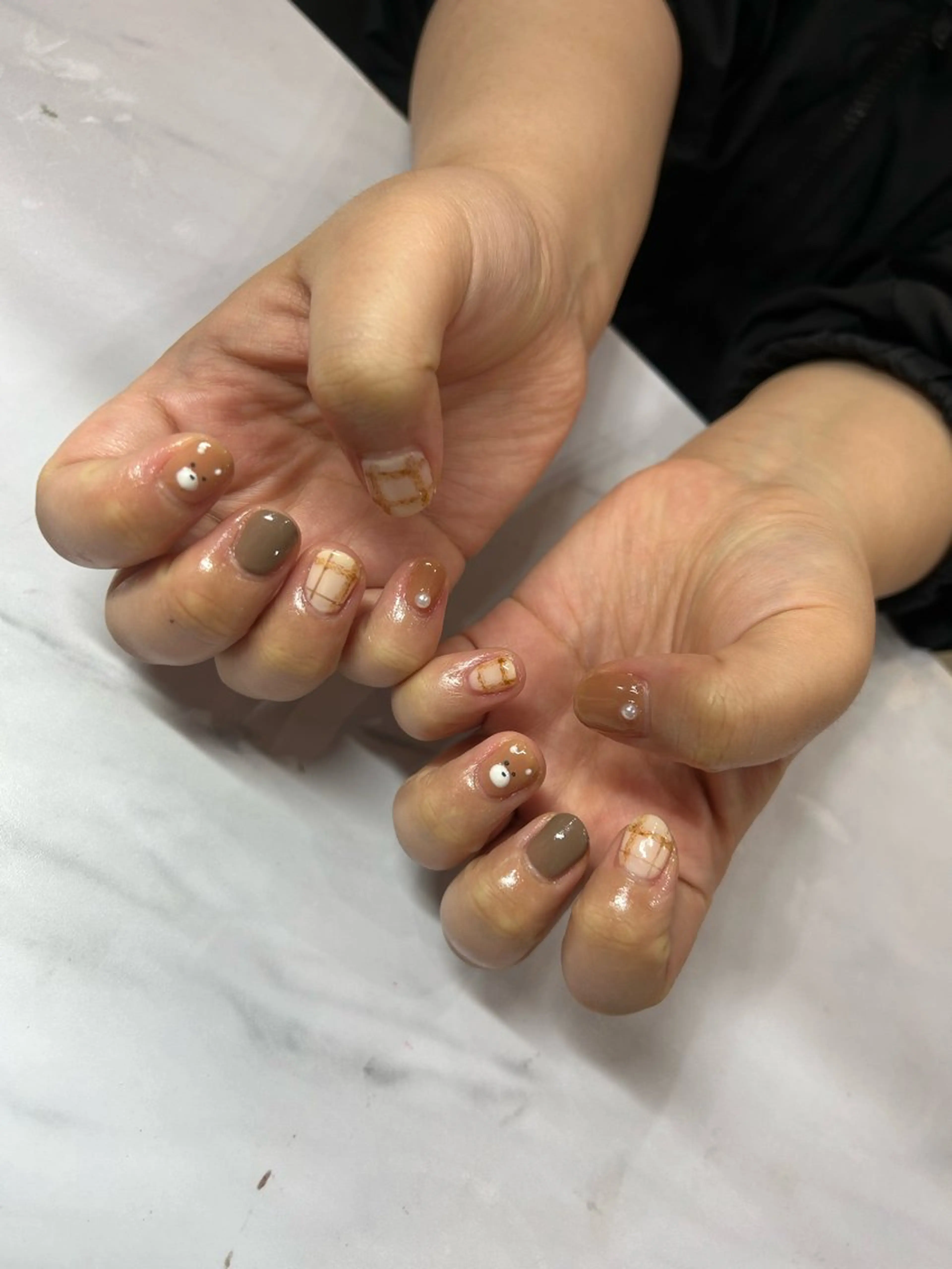 ネイル ネイルサロンエーナインイオンモール苗穂店所属・N. kurumiのネイルデザイン