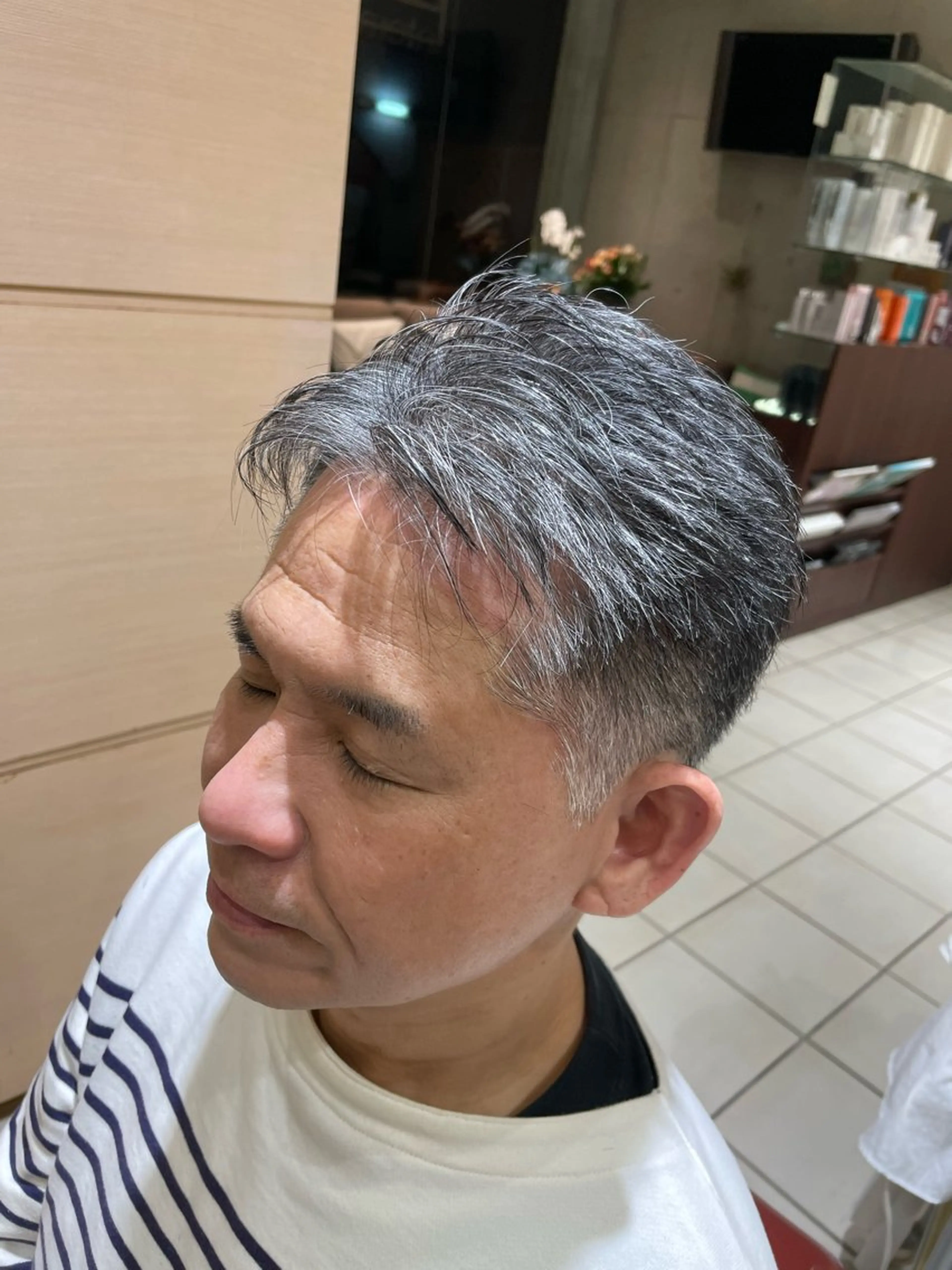 メンズ センターパート マッシュ カット ¥0カットモデル募集 ✨大場正照🫧のヘアスタイル