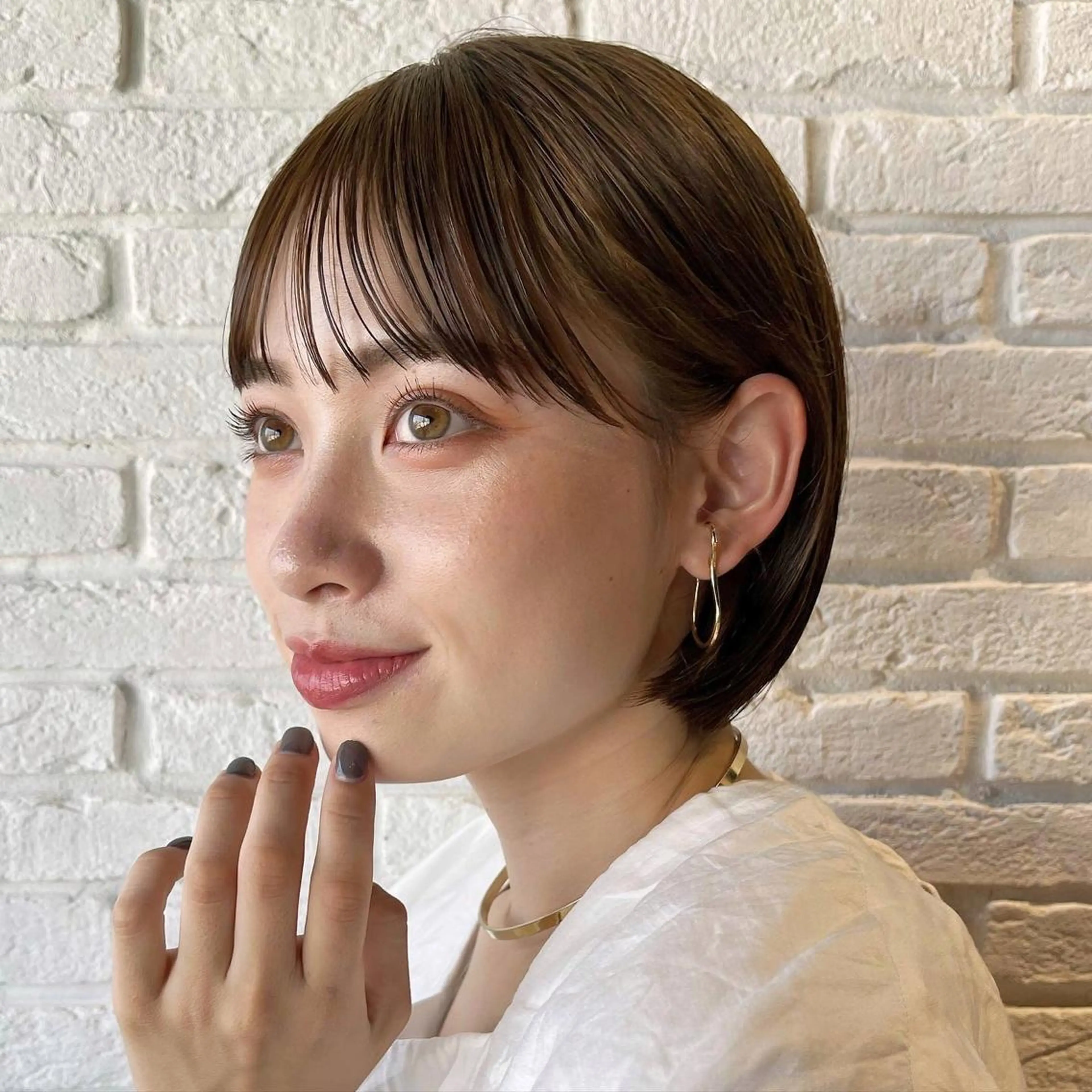 ショート 🌱ボブ/レイヤー/ ベージュ/あやみ✨のヘアスタイル