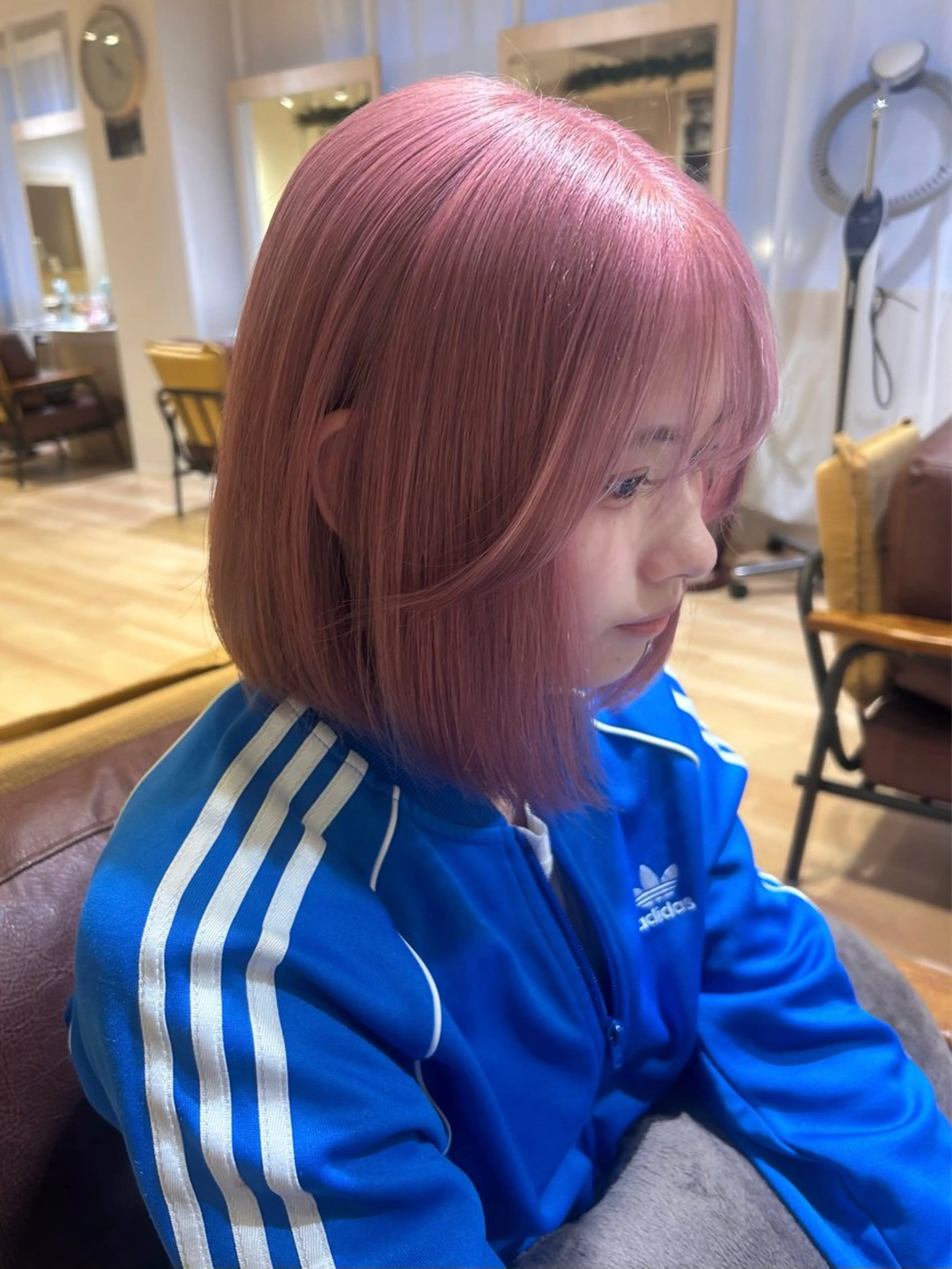 カラー ブリーチ ピンクカラー 🎀natsuki /モテカラーのヘアスタイル