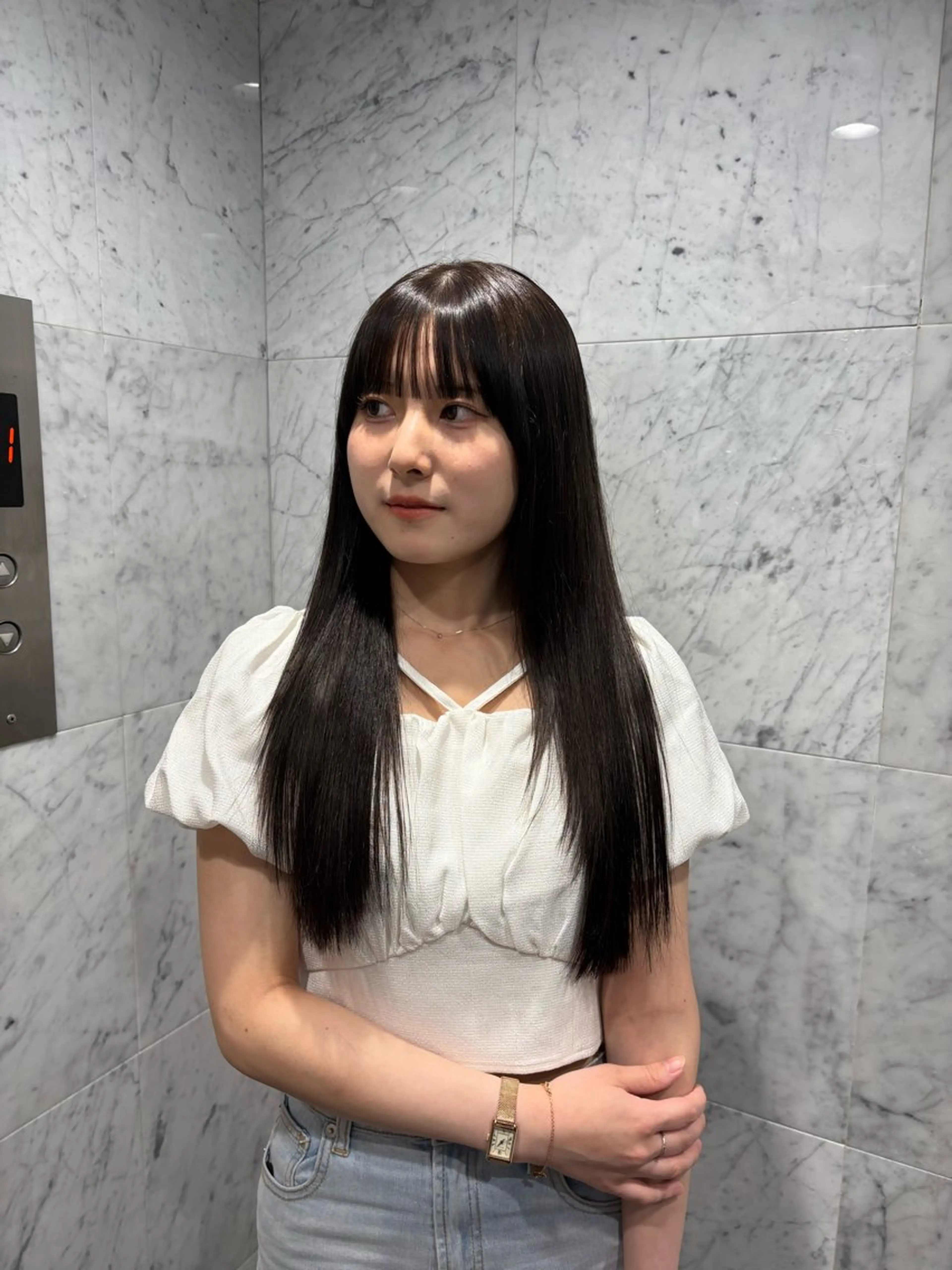 ロング カラー ハイレイヤー レイヤーカット カット ヘアカラー トリートメント 🦋レイヤー職人 猪瀬玲奈🦋のヘアスタイル