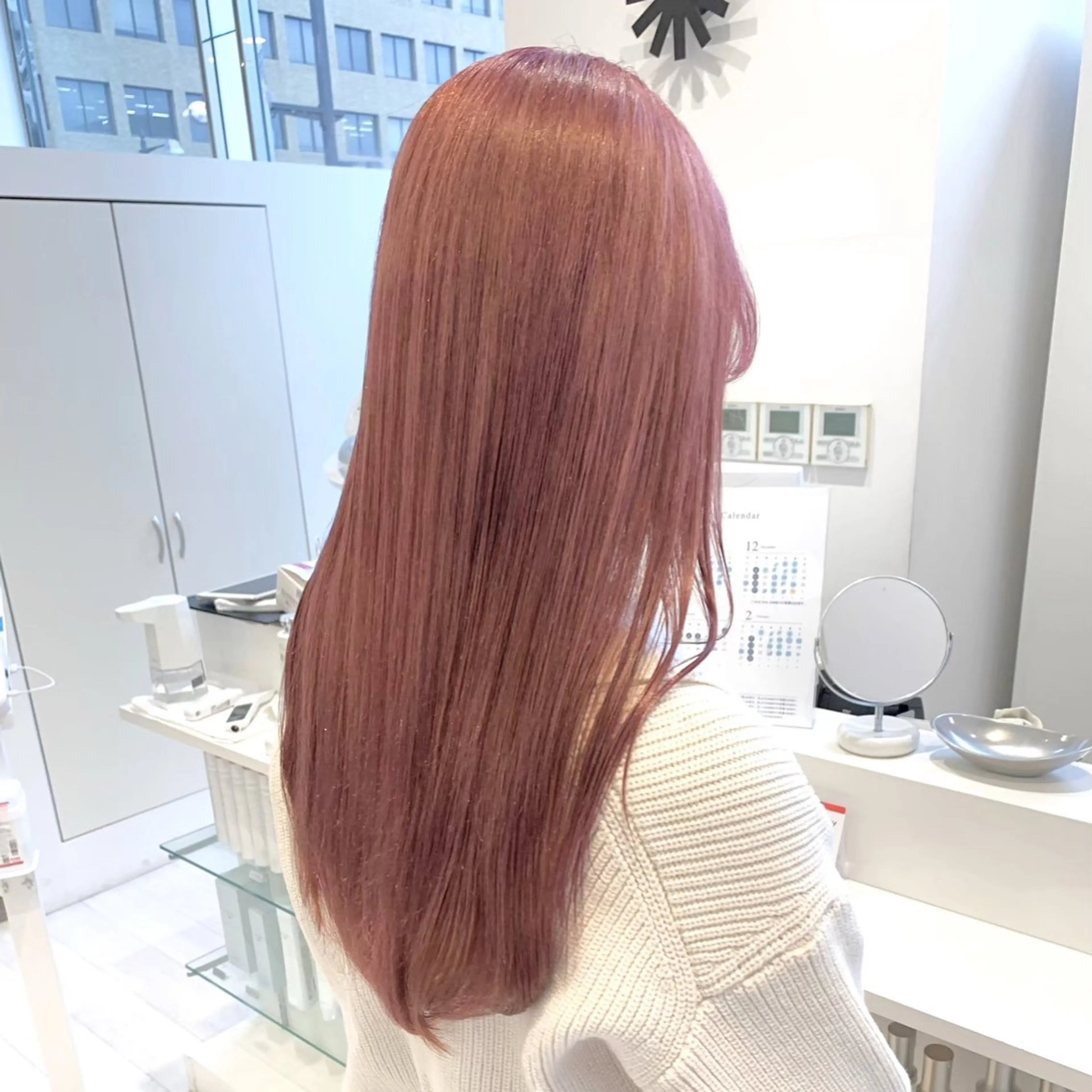 ロング カラー ヘアカラー ParveMix🍀 藤原愛未のヘアスタイル