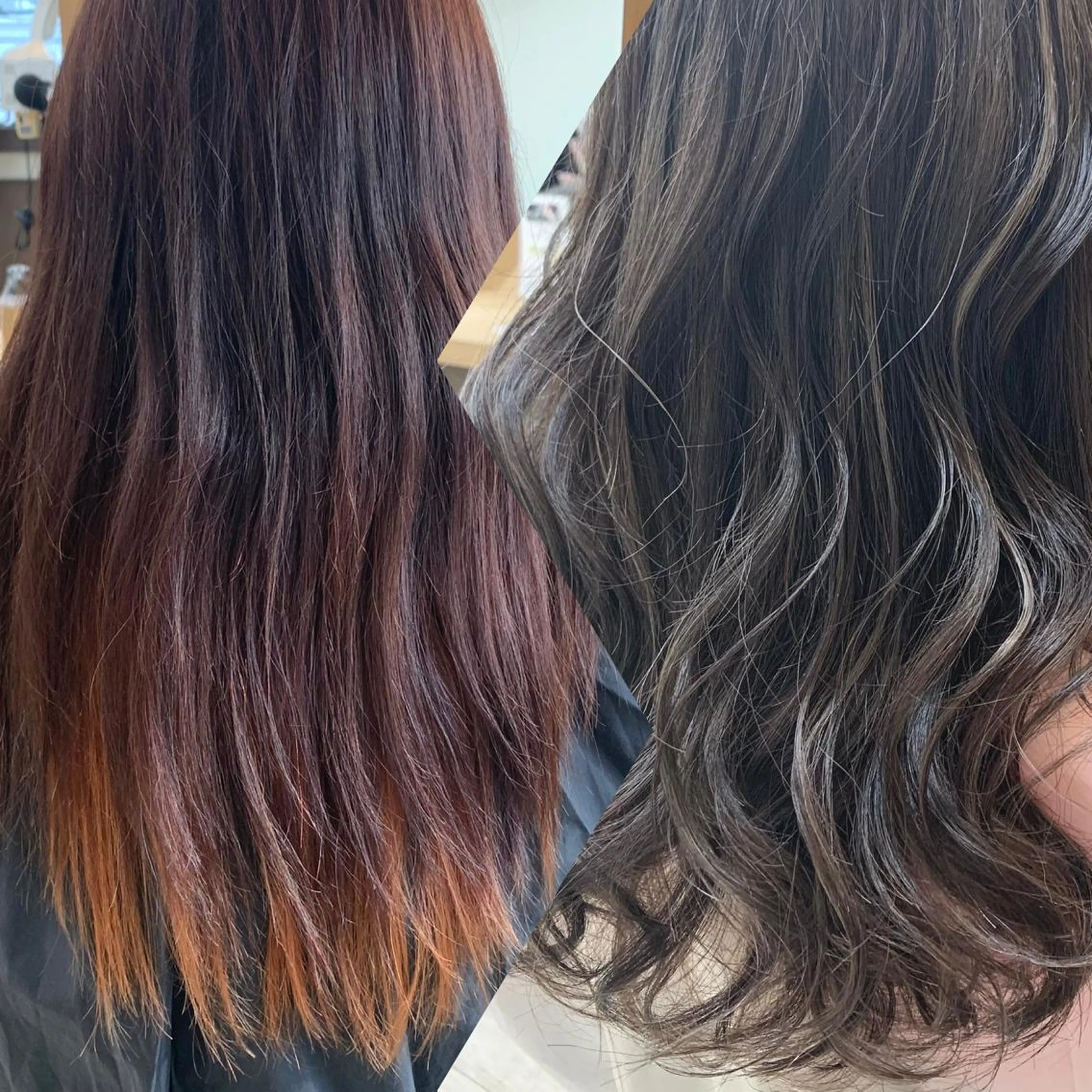 ロング カラー カット ヘアカラー トリートメント Lien 深井店のヘアスタイル