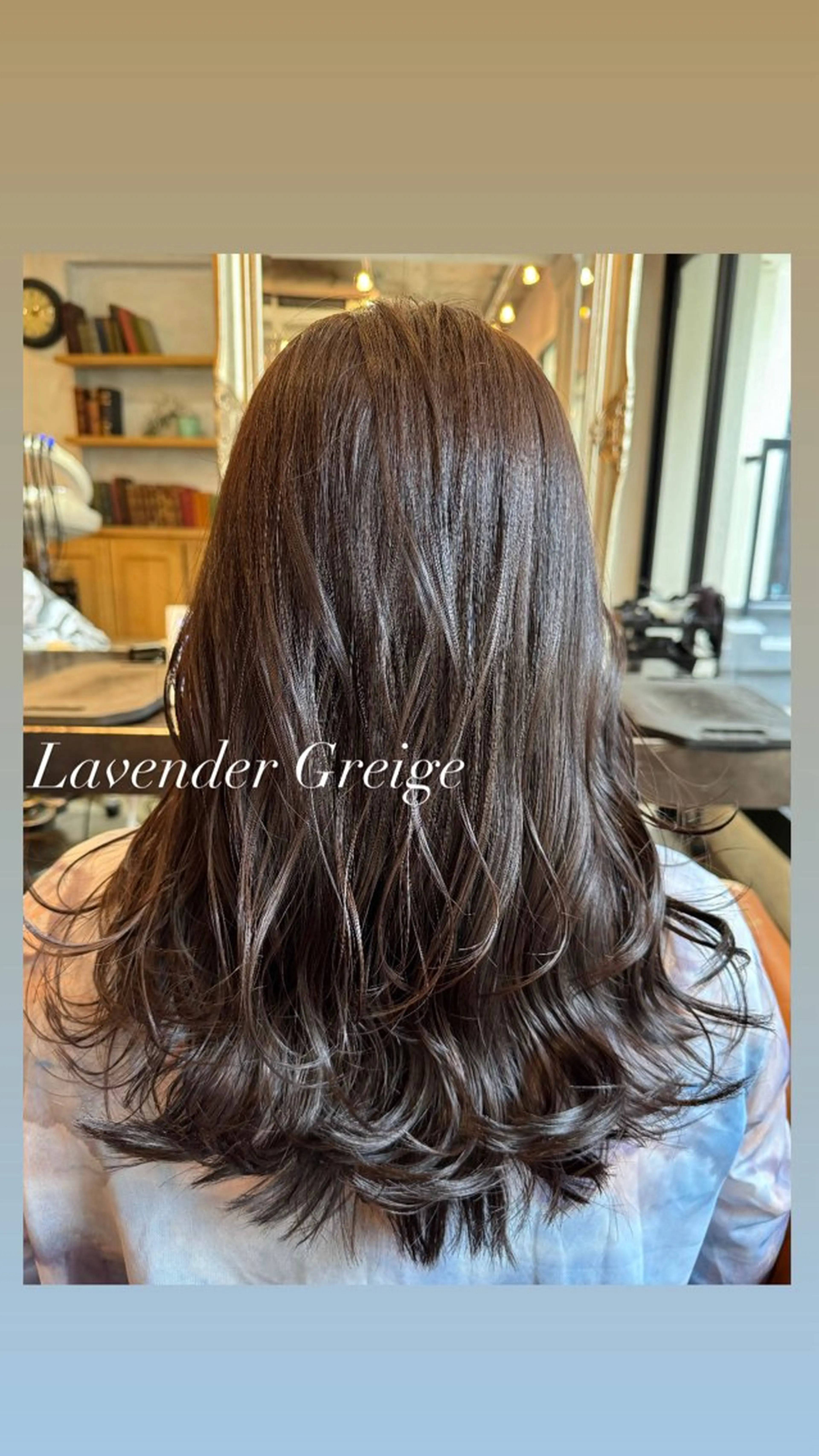 ロング カラー ブリーチ 透明感カラー グレージュ ブリーチなしカラー カット ヘアカラー トリートメント 銀座/ダブルカラー/ レイヤーカット/高梨のヘアスタイル