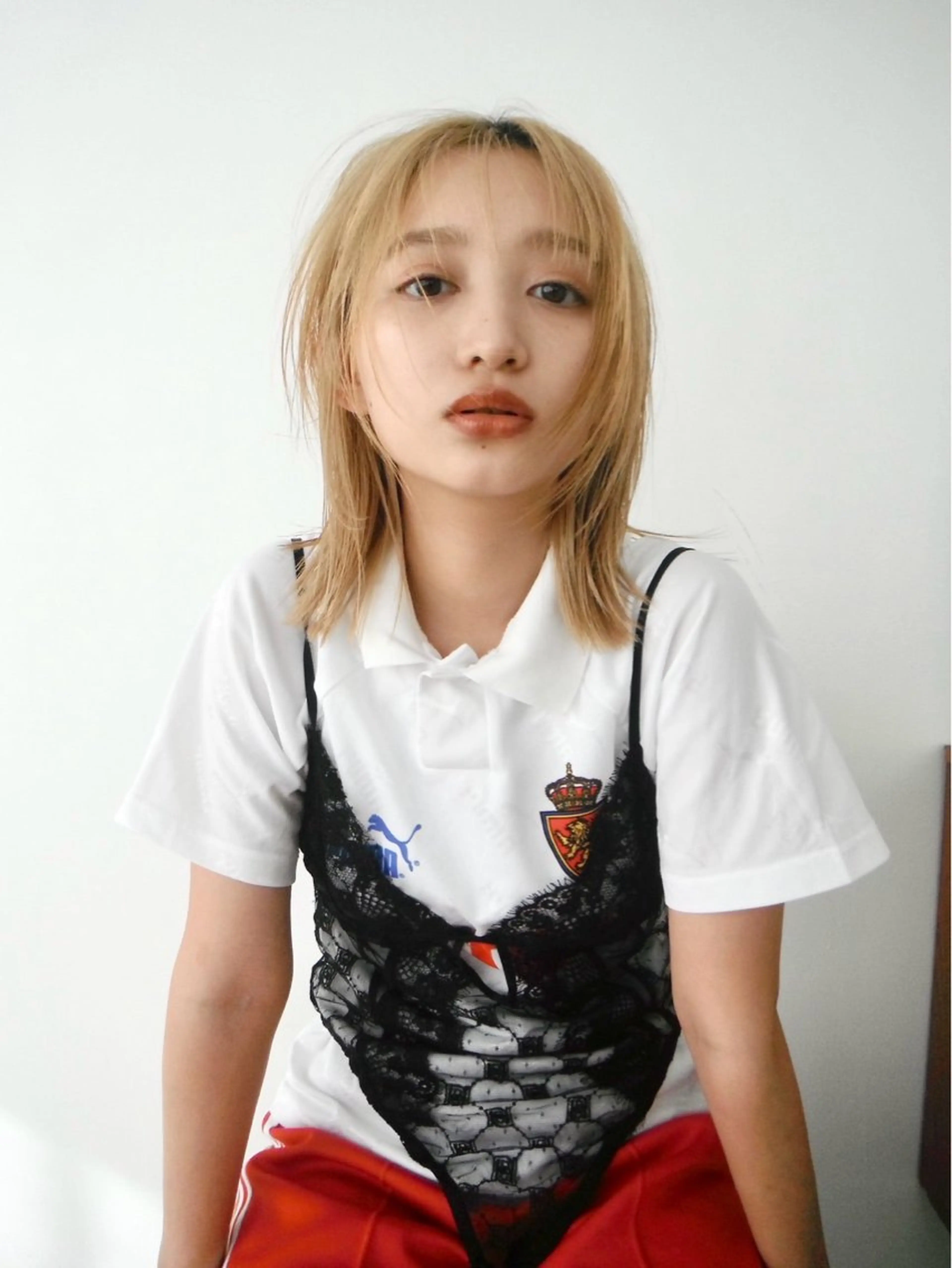 ミディアム ヘアカラー 似合わせ/ハイトーン ✂︎ゆーぴ✂︎のヘアスタイル