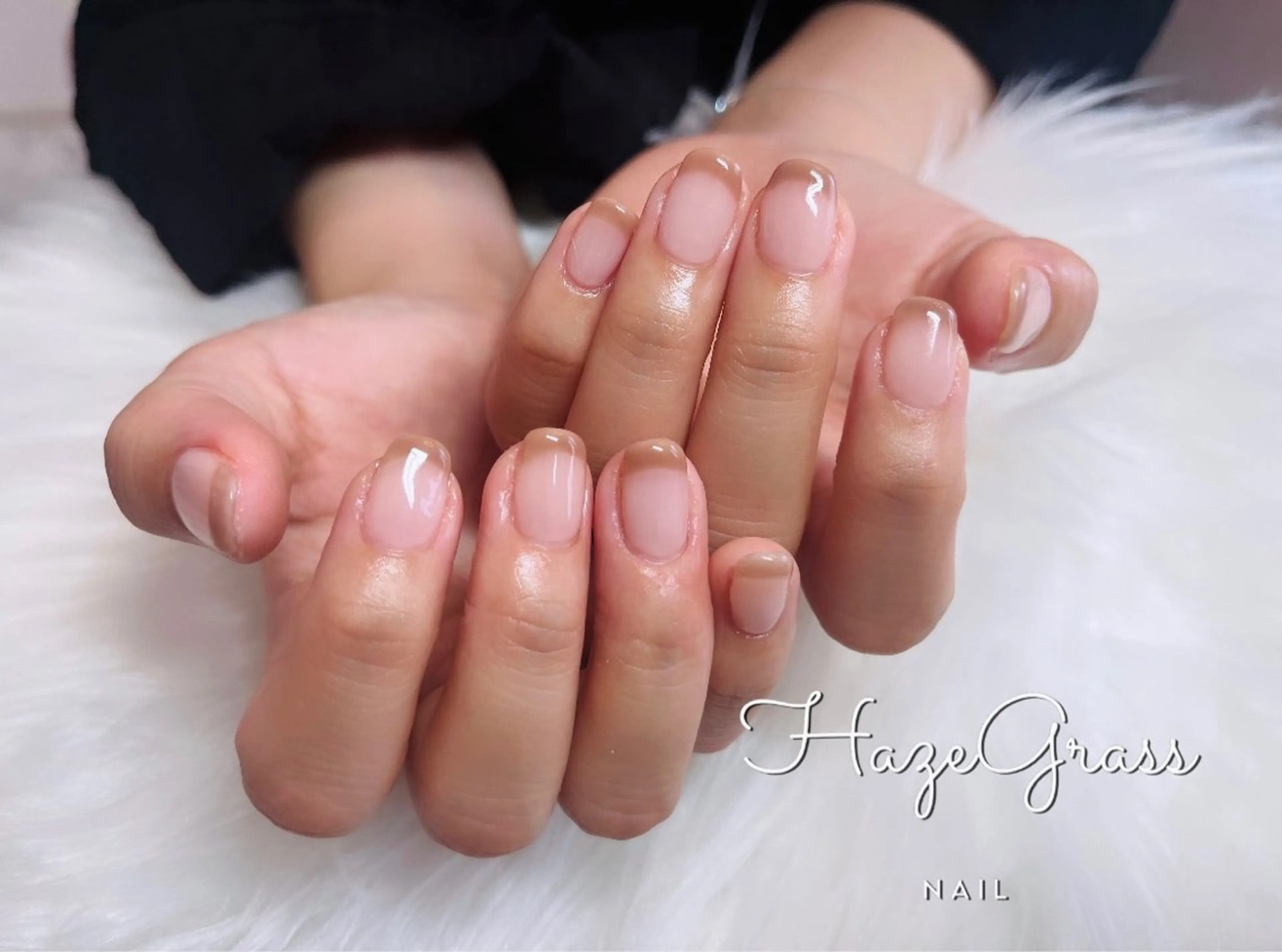 ネイル フレンチネイル HazeGrass NAILのネイルデザイン
