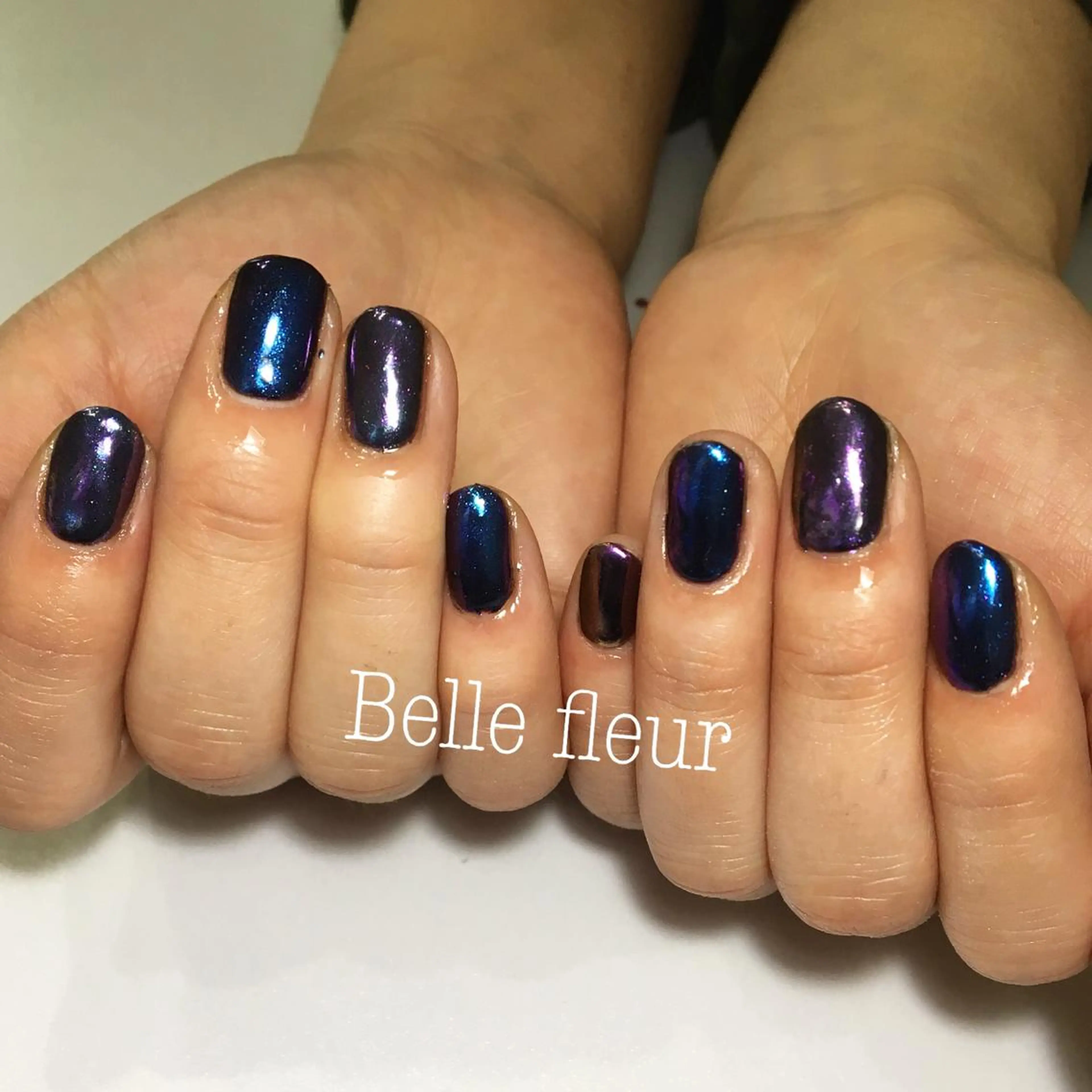 ショート ネイル Belle fleurのネイルデザイン