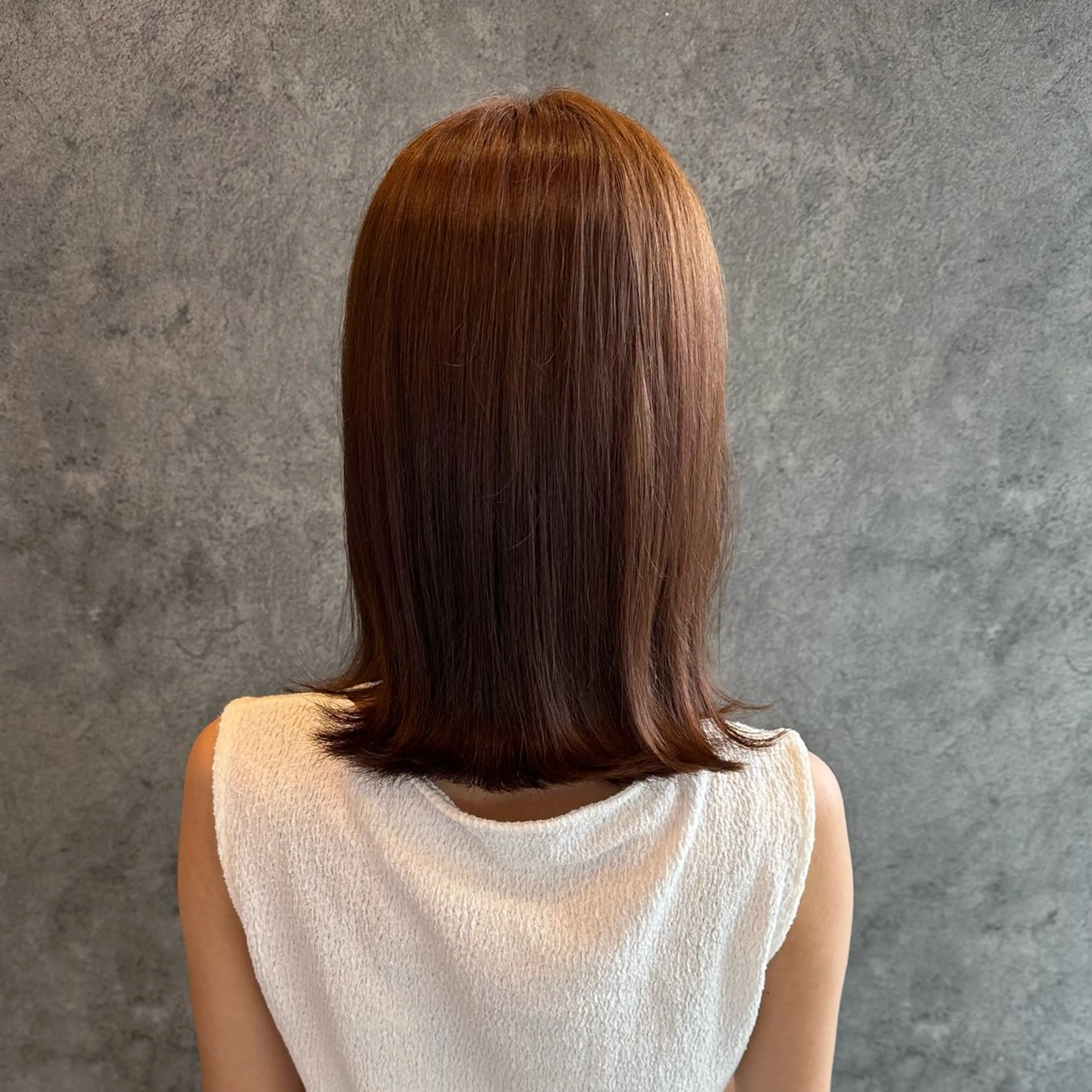 ミディアム カラー ヘアカラー Agu hair olive所属・伊藤 瑞紀のヘアスタイル