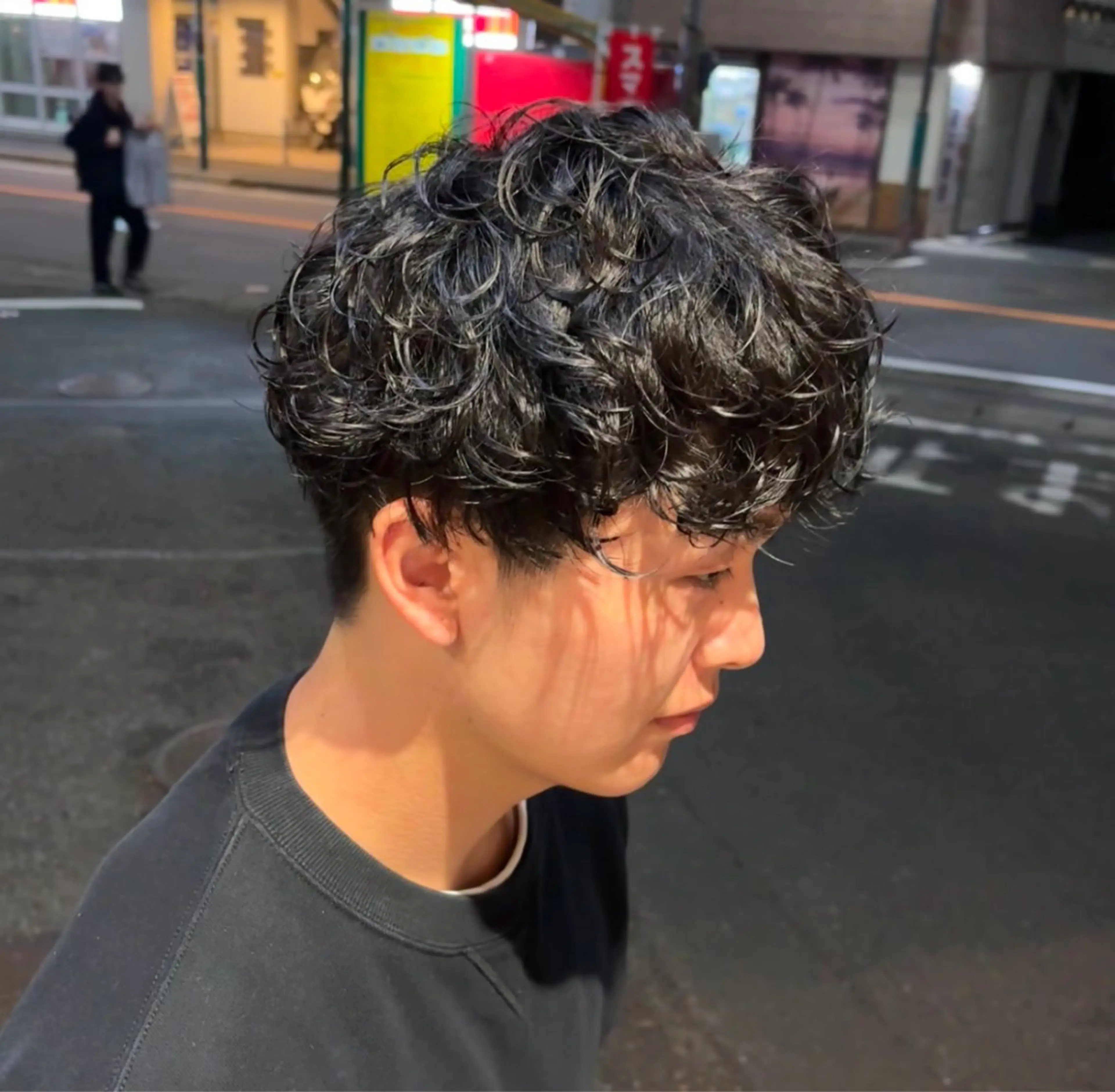 ショート カット パーマ 🖤🎀ハイトーン/ エク/夕月🎀🖤のヘアスタイル