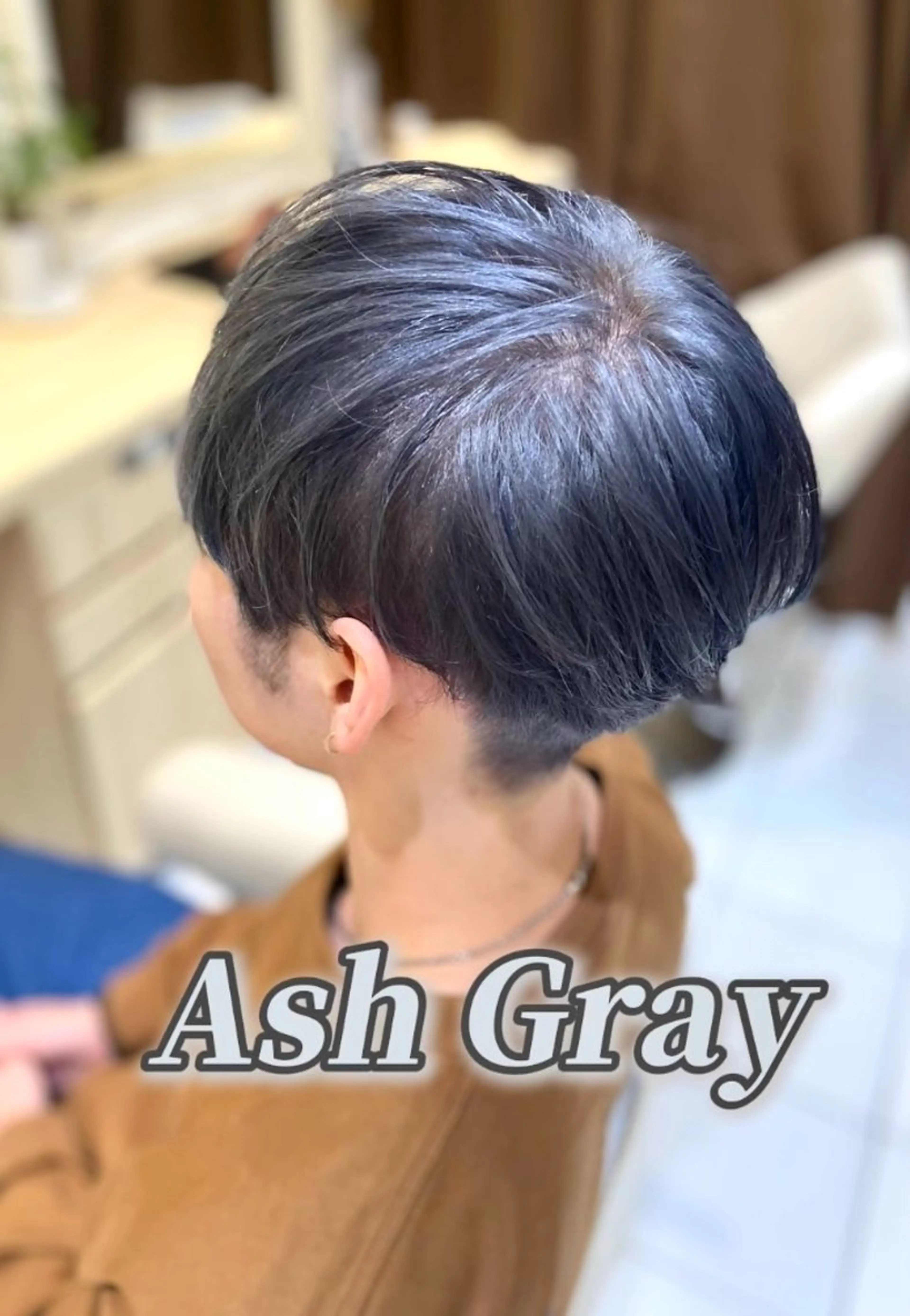 カラー メンズ アッシュ アッシュグレー 👑ブリーチカラー /パーマ/嶽 涼太のヘアスタイル