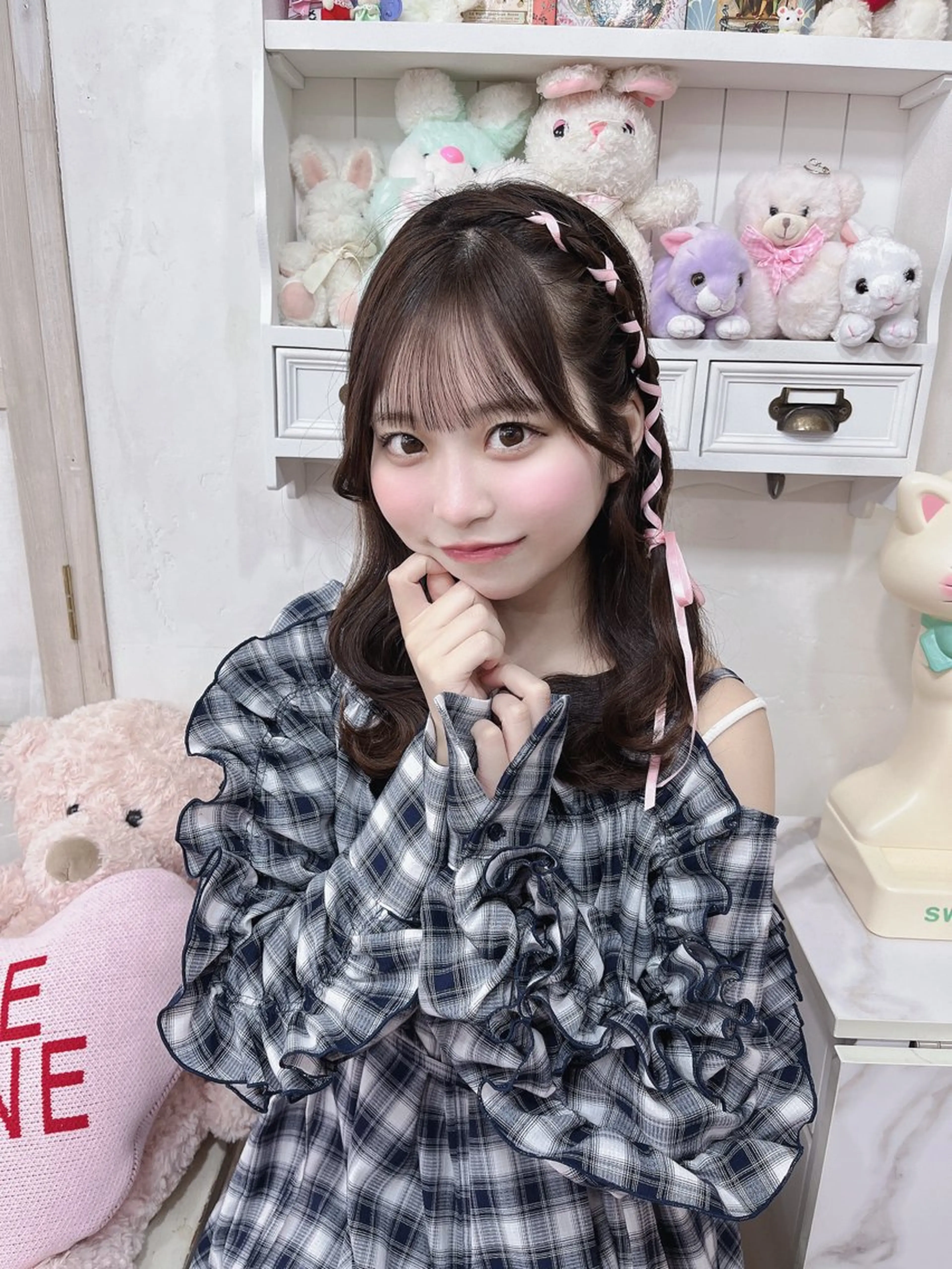 前髪カット+アレンジの写真