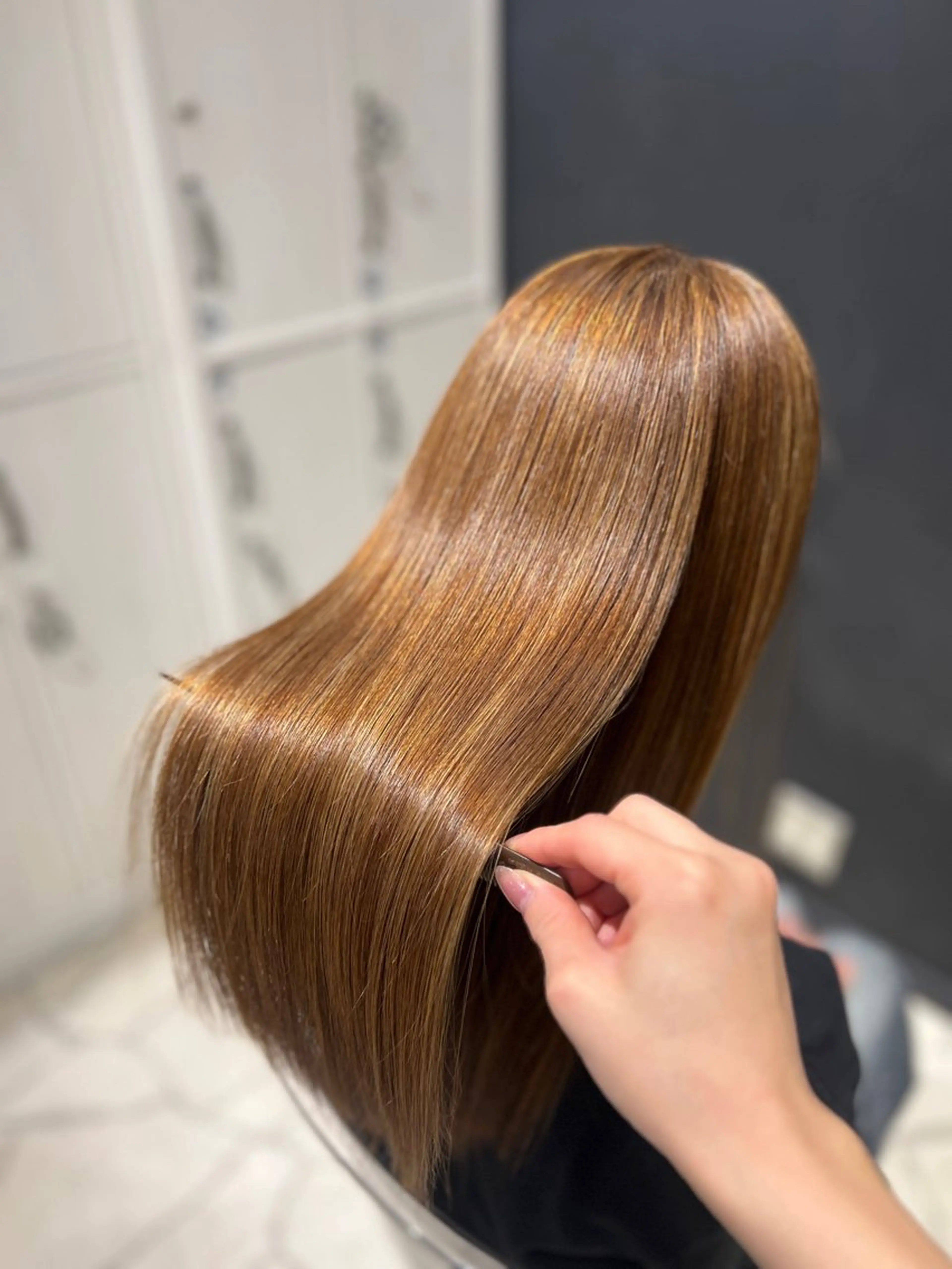 《ダメージを最小限に抑えてくれる前処理付き💕》Premium水素color + ケアトリートメントの写真