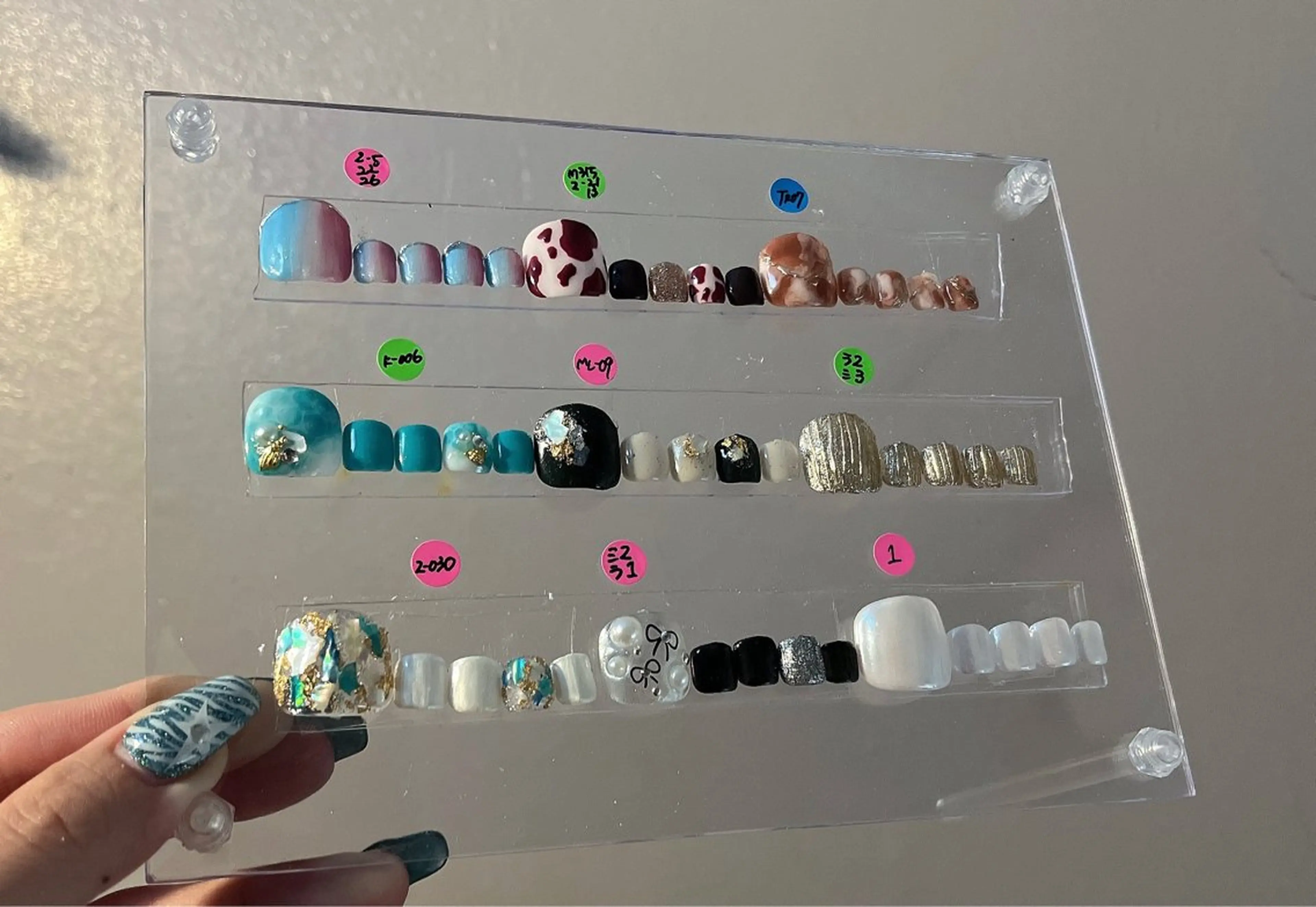 ネイル フットネイル フットネイル Ran  nail所属・Ran Nailのネイルデザイン