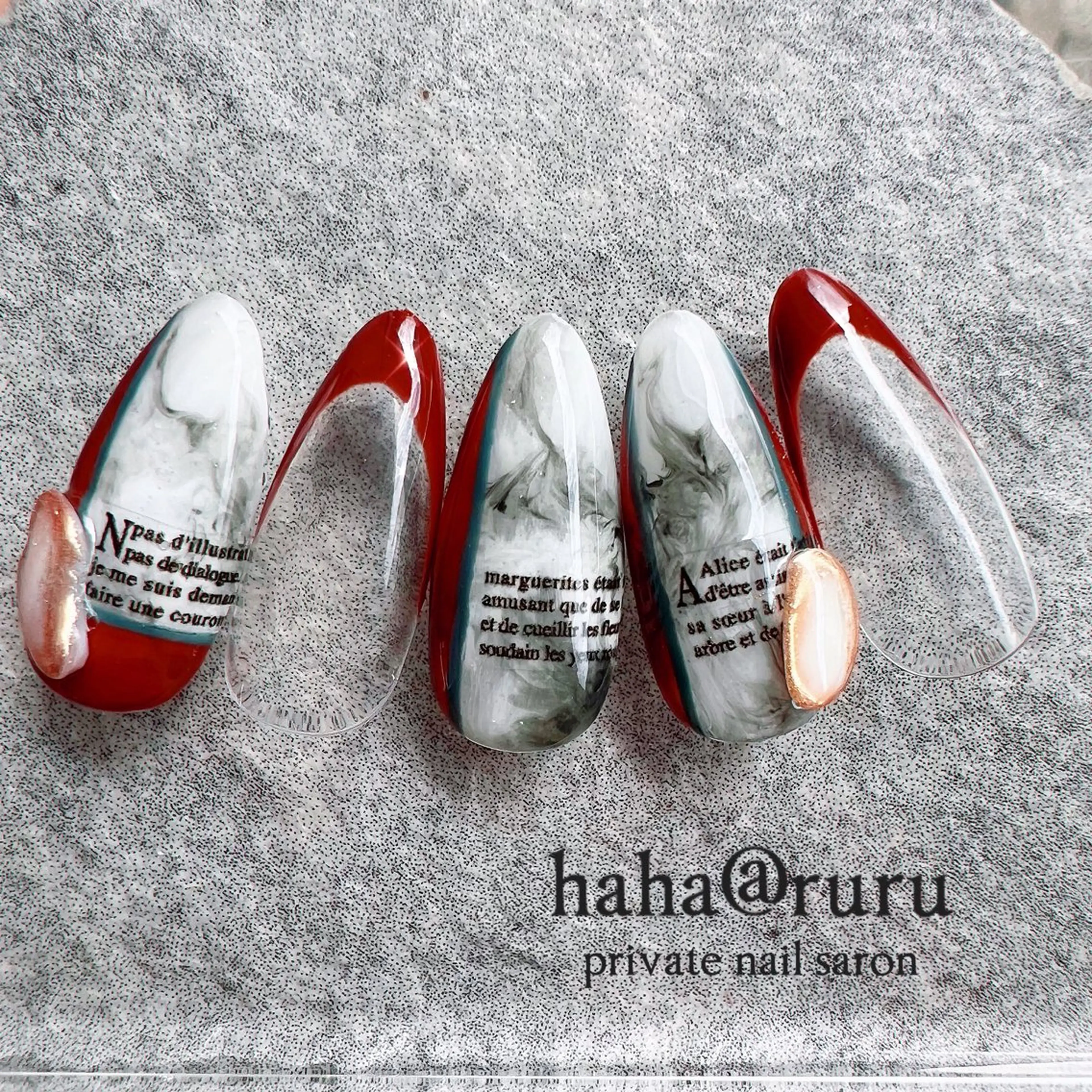 ネイル アートネイル ハンドネイル haha@ ruruのネイルデザイン