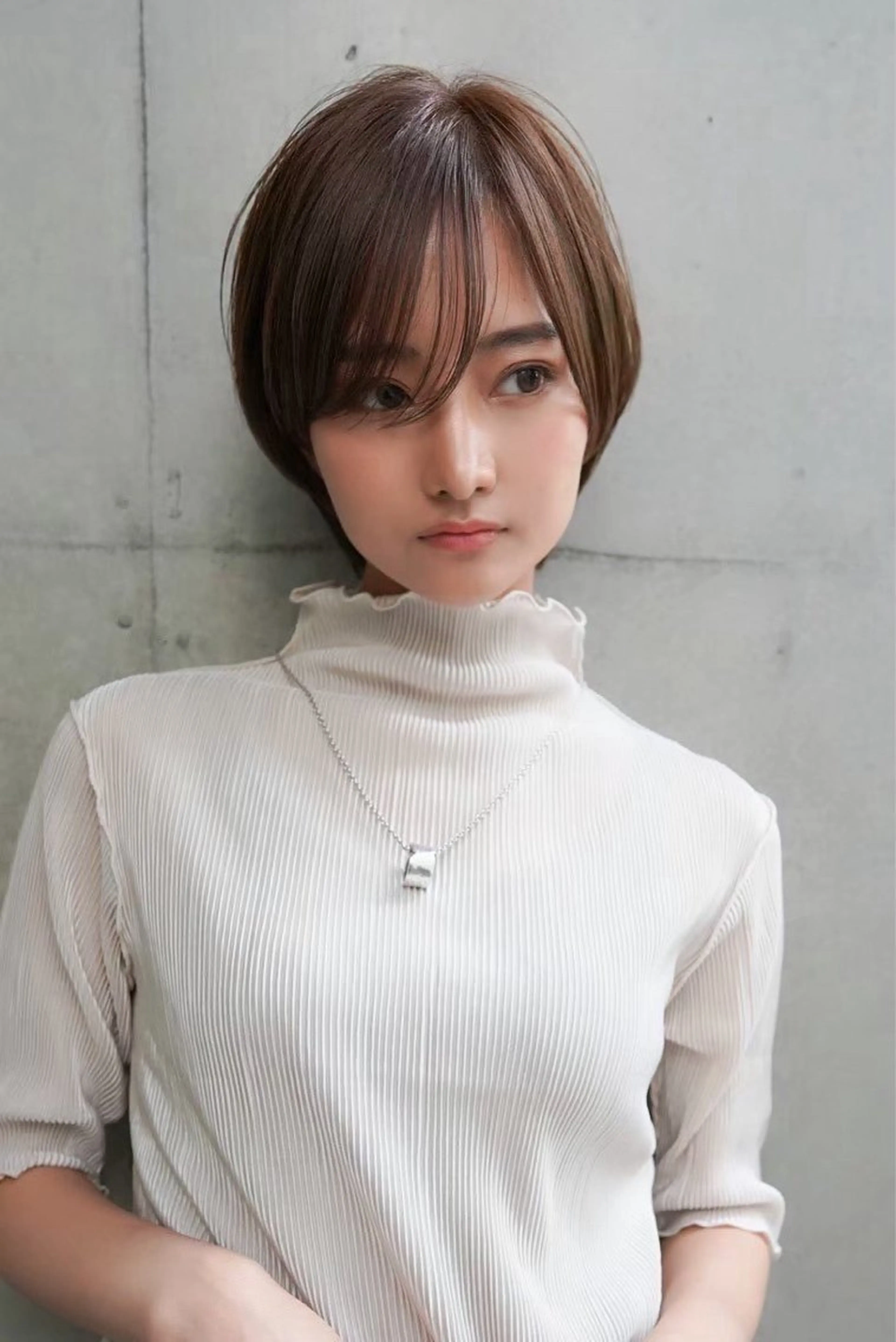ショート カラー MISAKI🪐 縮毛矯正のヘアスタイル