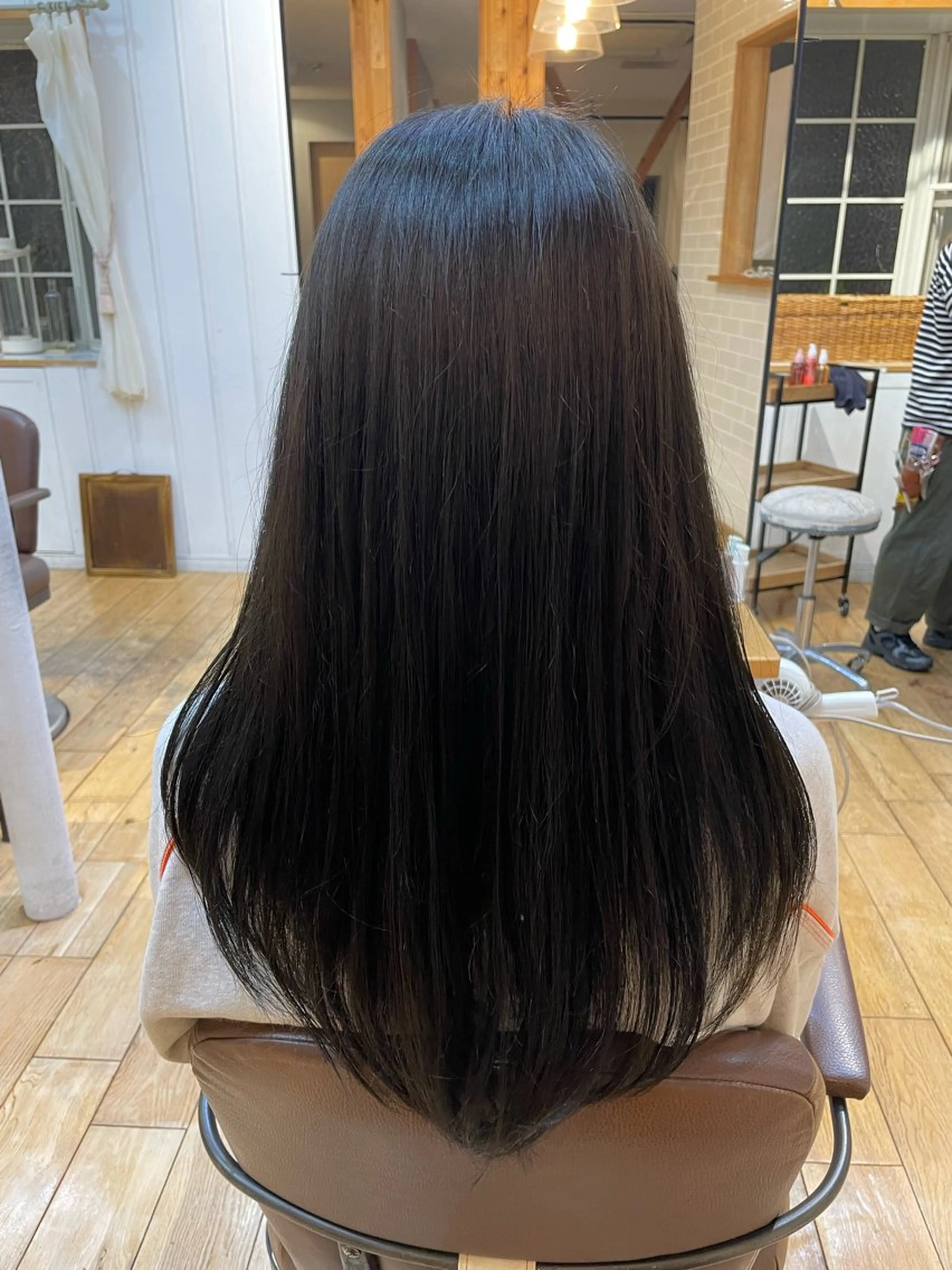 ロング カラー ダークグレー ダークグレージュ グレージュ ヘアカラー ✨ショート/パーマ✨ たなかひろとのヘアスタイル