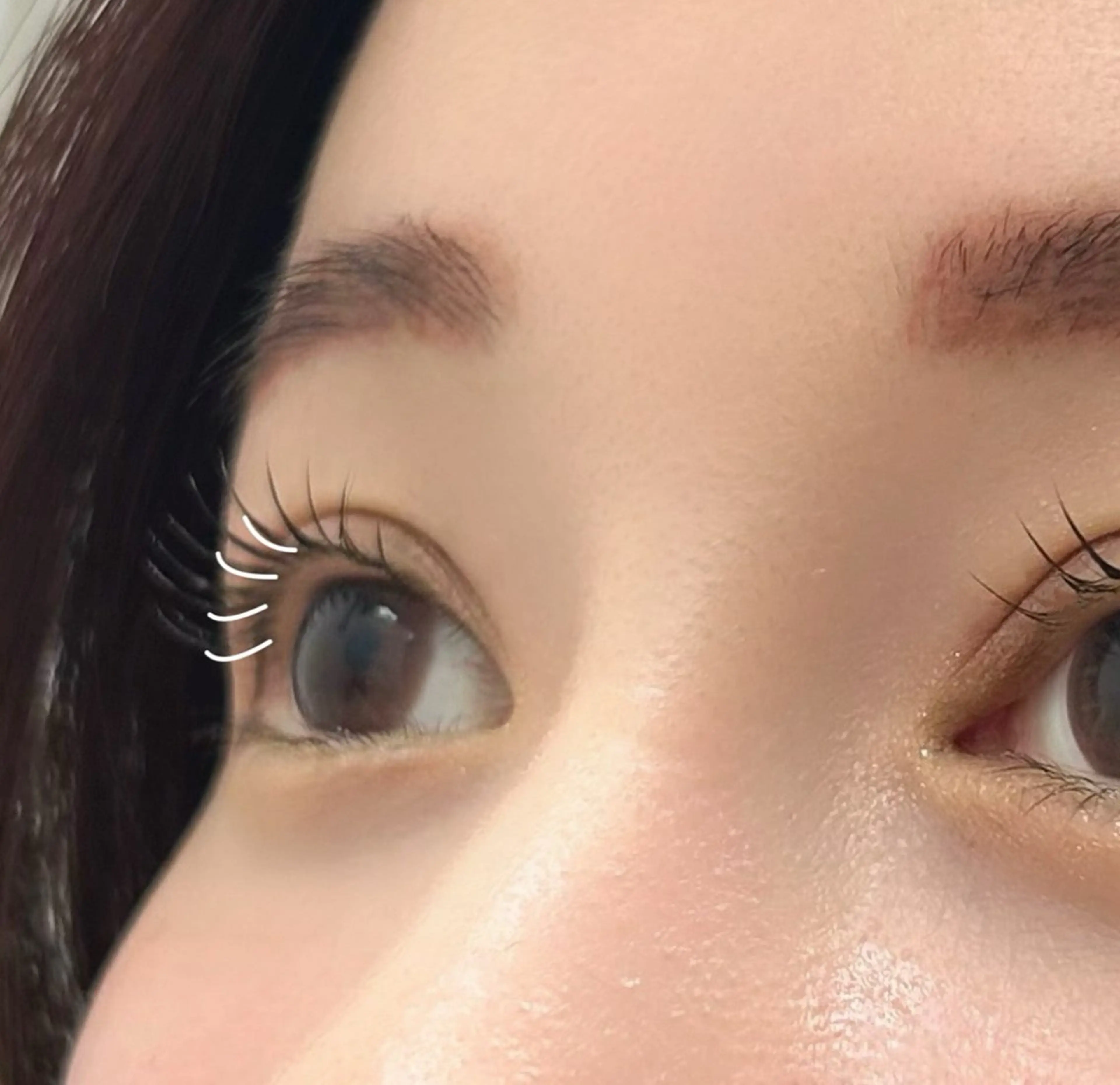 マツエク・マツパ 一重×まつ毛パーマ マツパ Peek所属・Peek eyeのマツエク・マツパデザイン