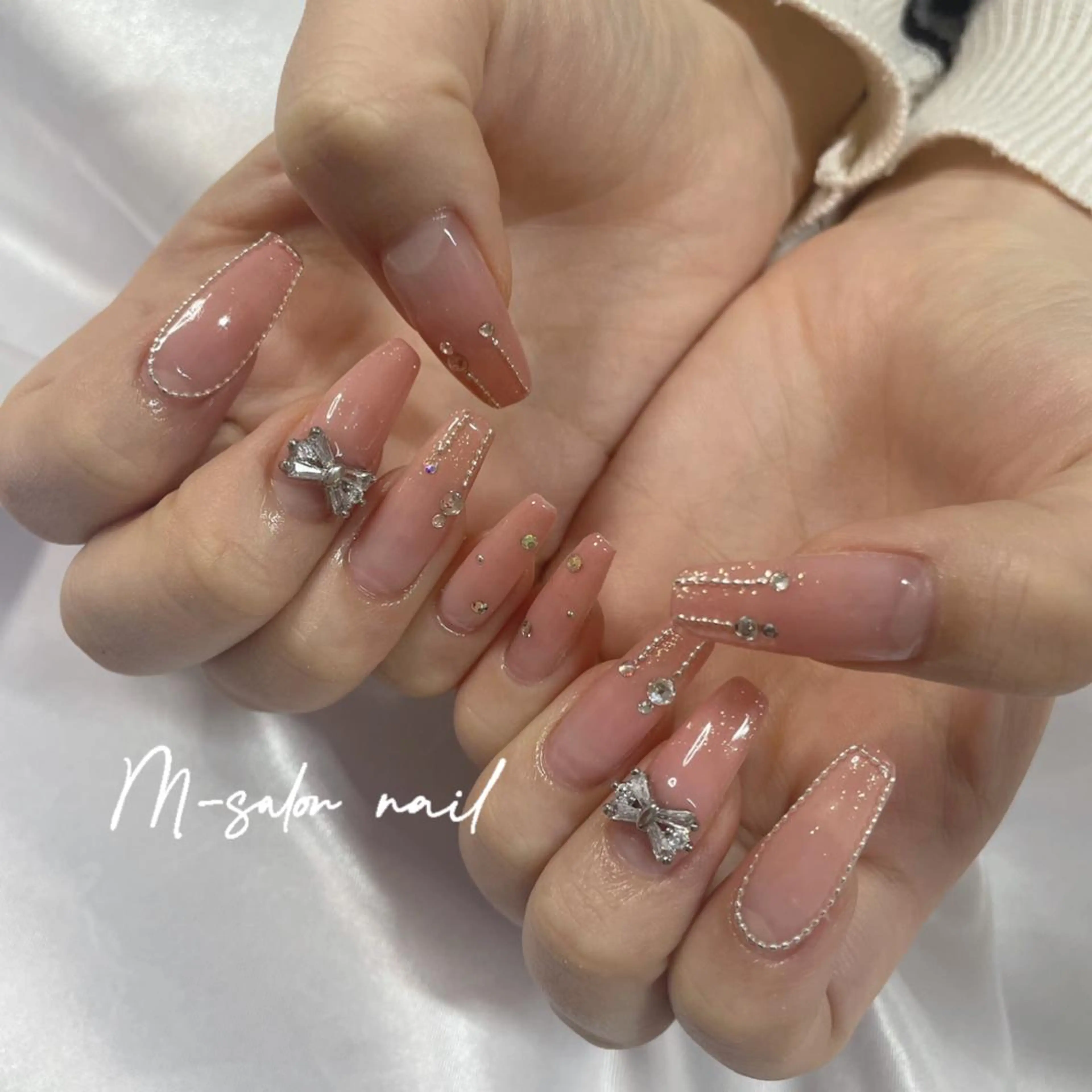 ネイル ハンドネイル 韓国/網紅/パーツ M-salonのネイルデザイン