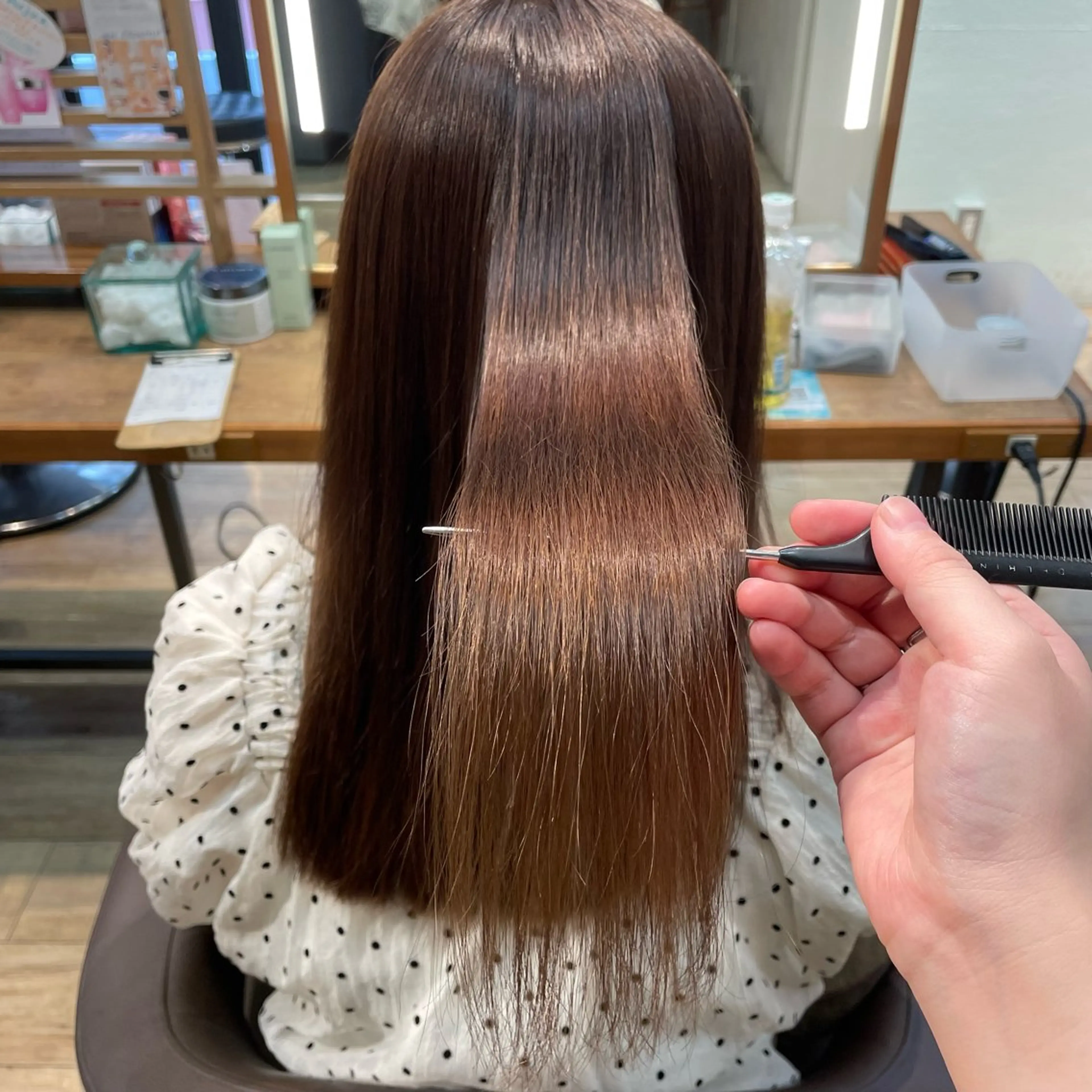 カラー パーマ ヘアカラー 縮毛矯正 このみ/髪質改善 /ヘアアレンジ🫧のヘアスタイル