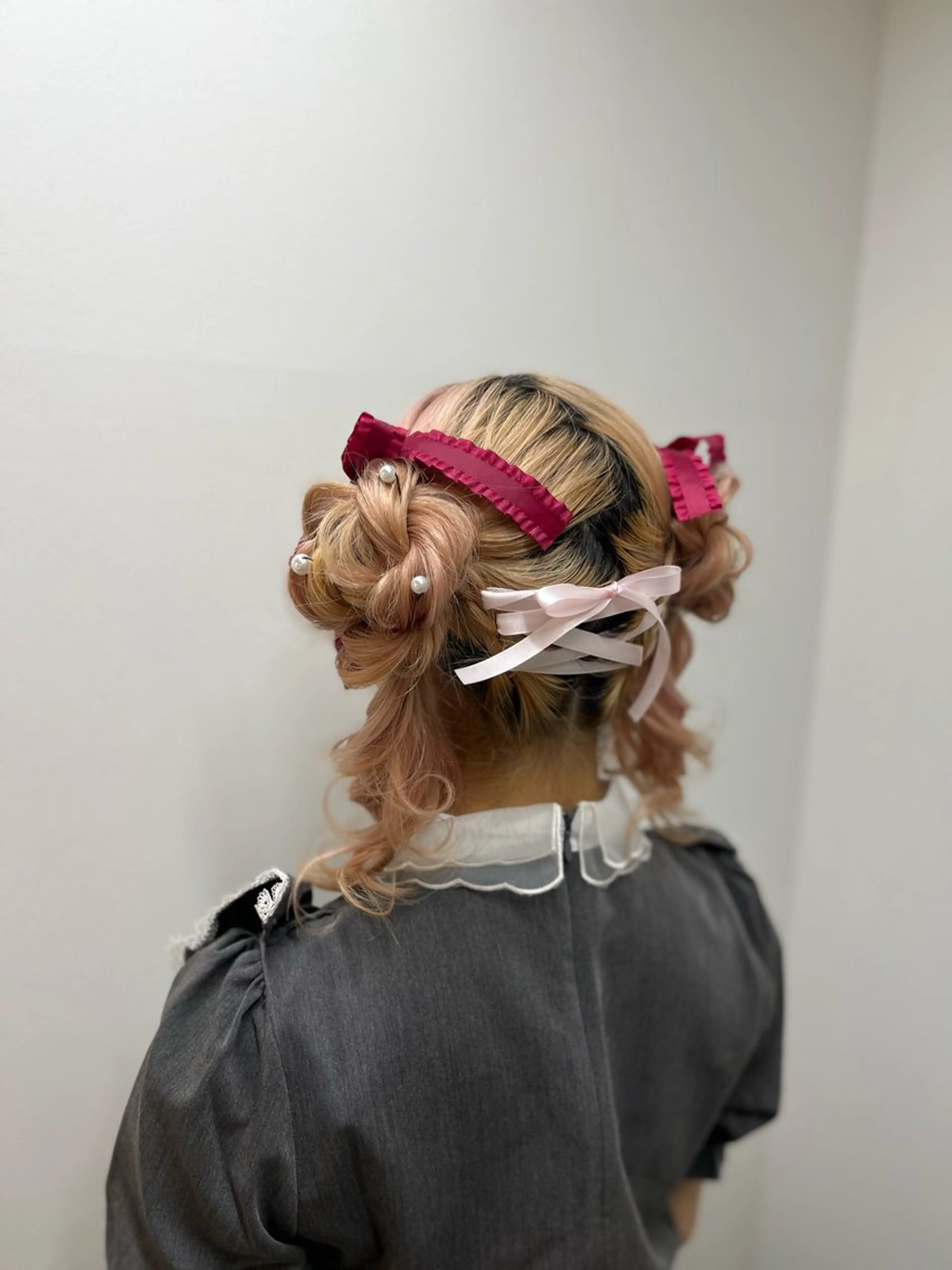 ヘアアレンジ お団子ヘア ヘアセット 似合わせヘアメイク 💐オダギリチアキのヘアスタイル