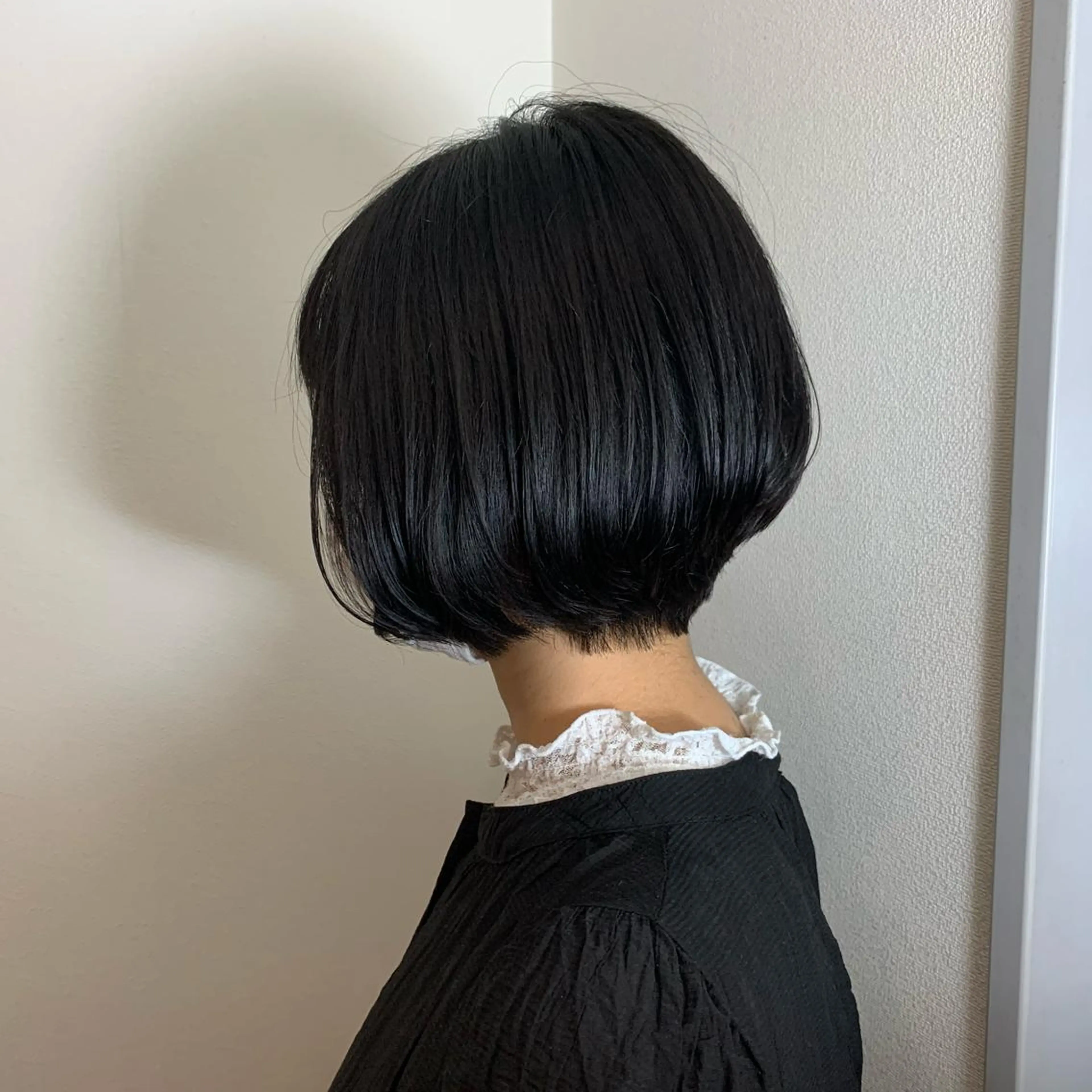 ショート ショートボブ ボブ ショートヘア ボブウルフ／ボブ Satsuki【名駅のヘアスタイル