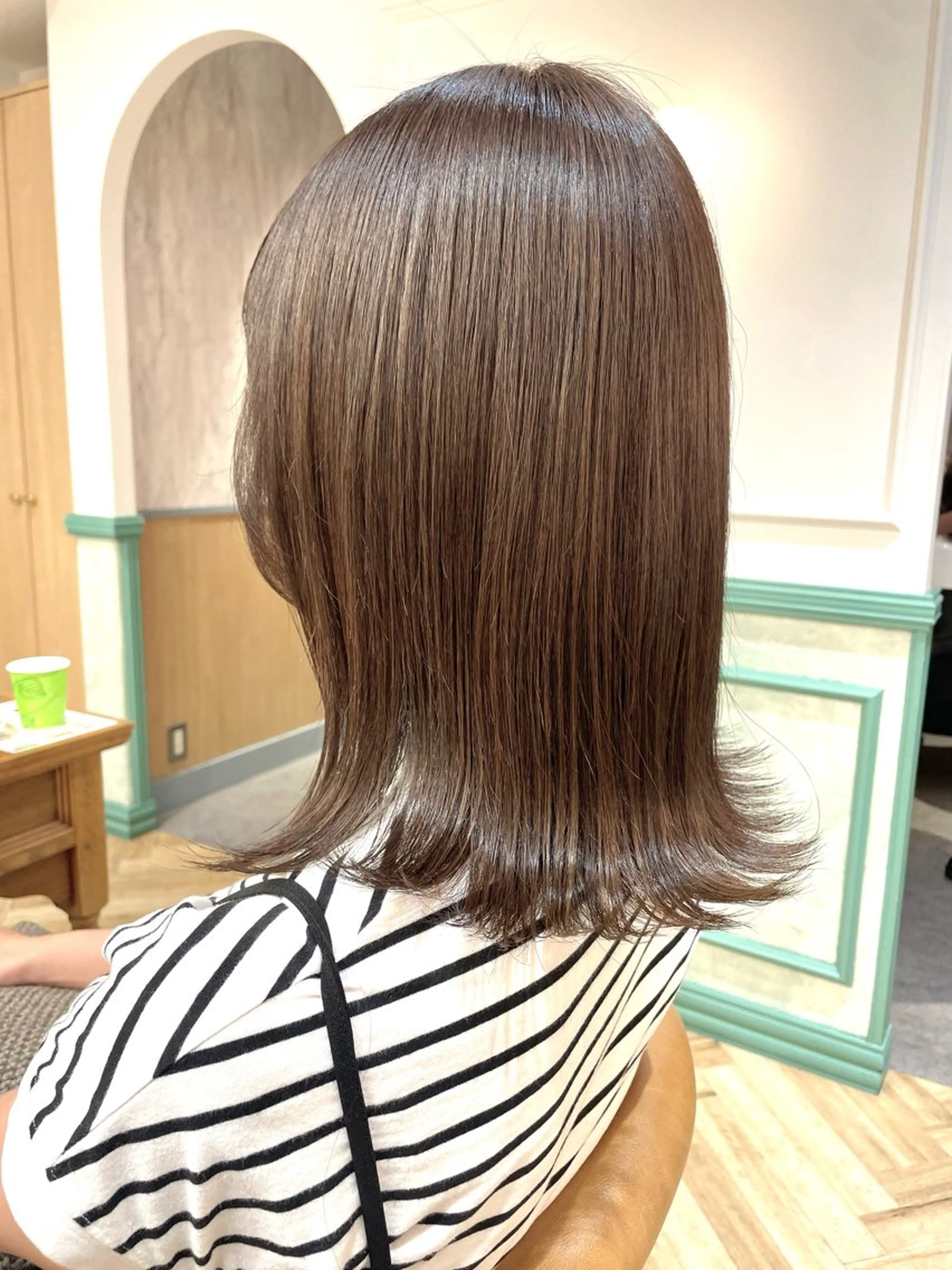 ミディアム カラー カット ヘアカラー トリートメント カットが得意 🫧ショートボブ🫧のヘアスタイル
