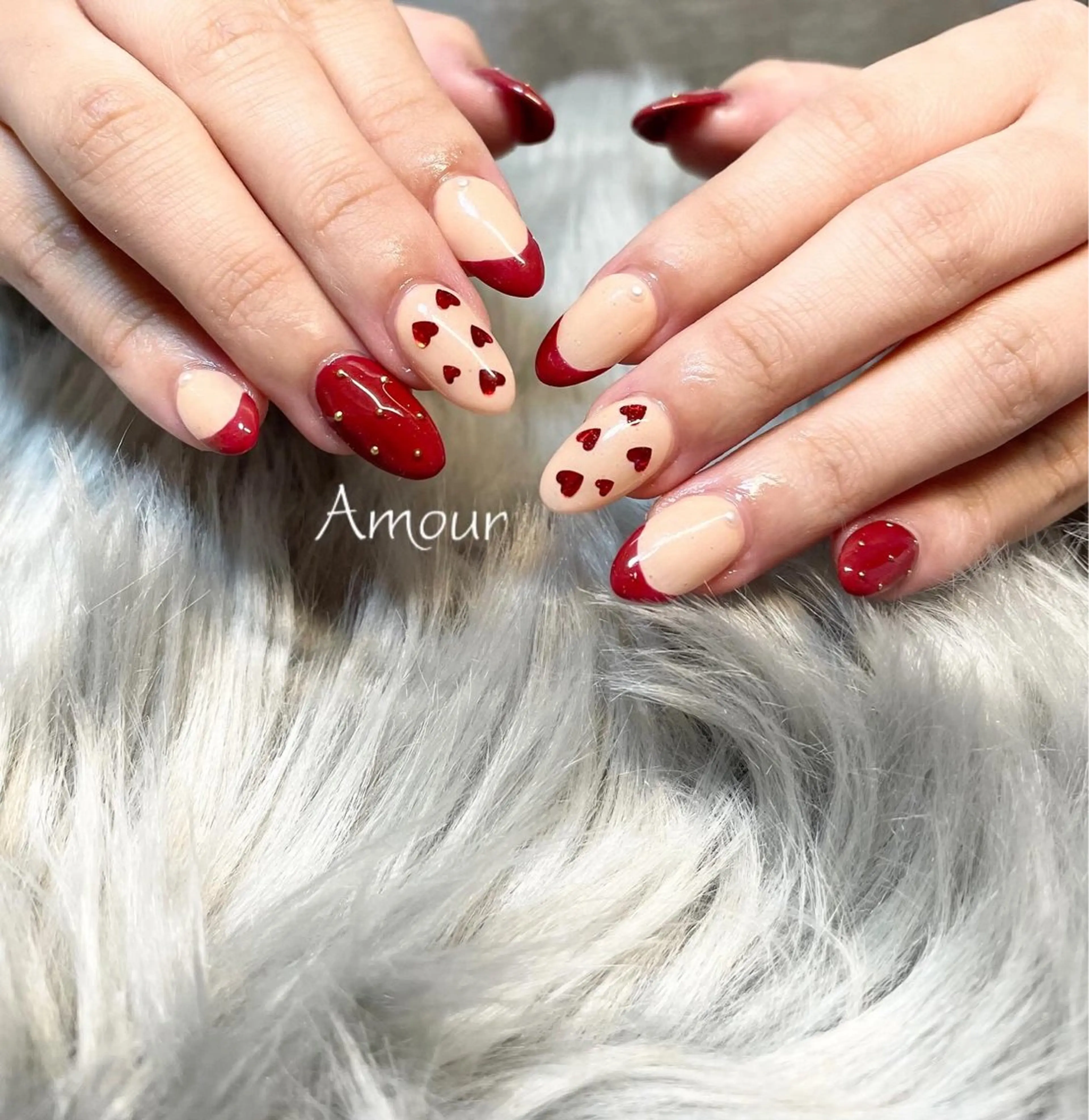 ネイル バレンタイン Nail Salon Amourのネイルデザイン