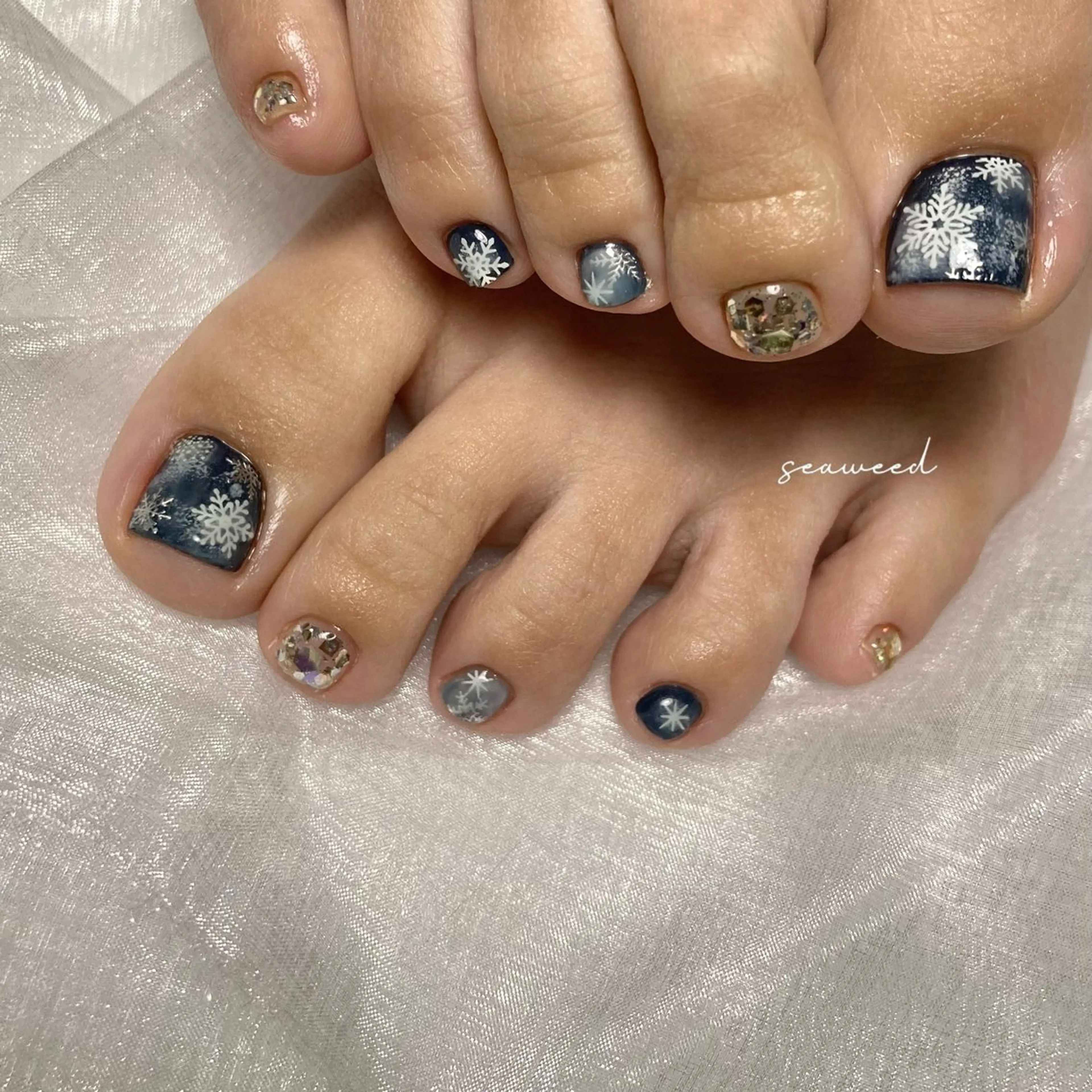 ネイル フットネイル seaweed nailのネイルデザイン