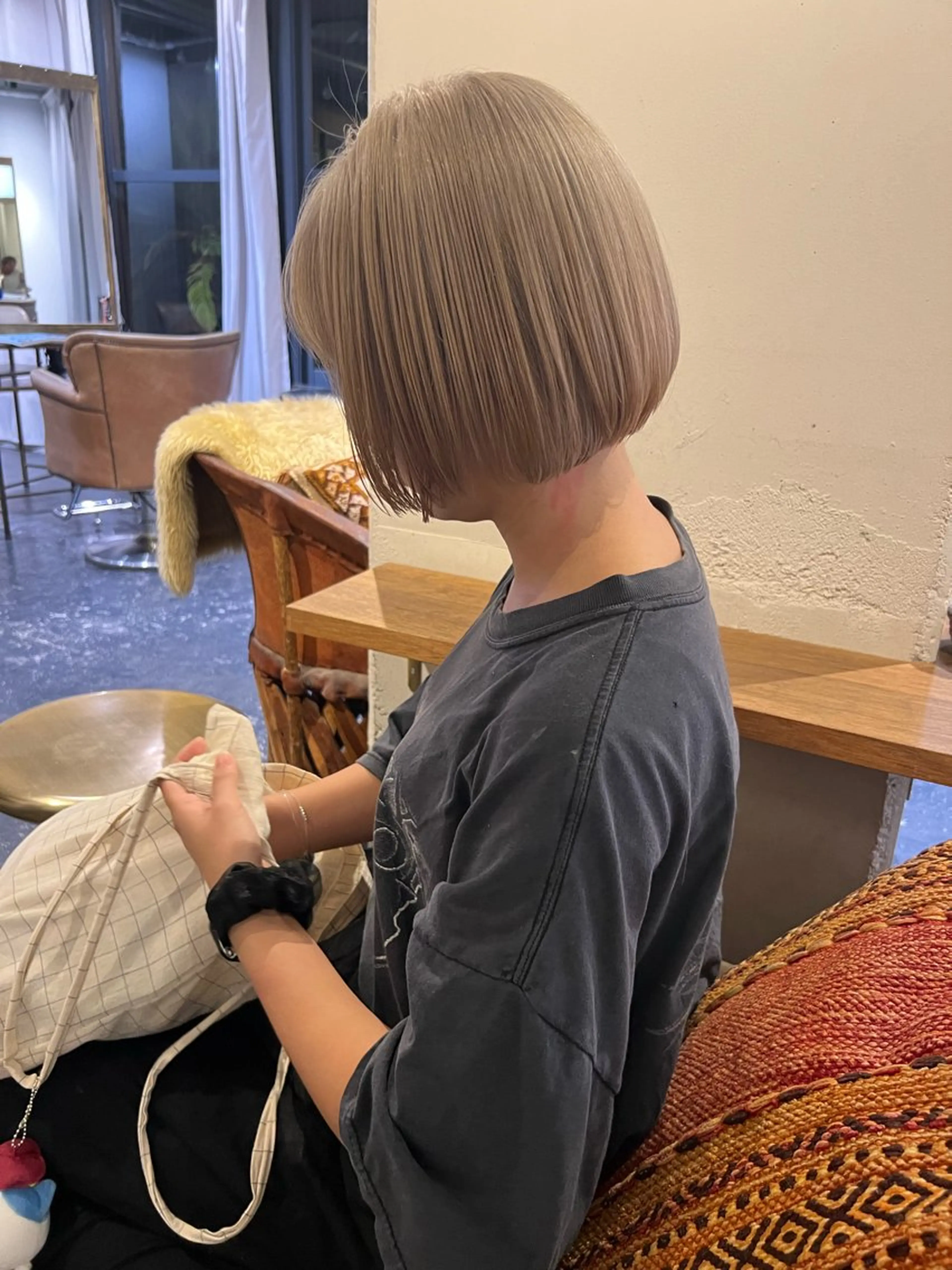 Wカラー+蜂蜜トリートメントの写真