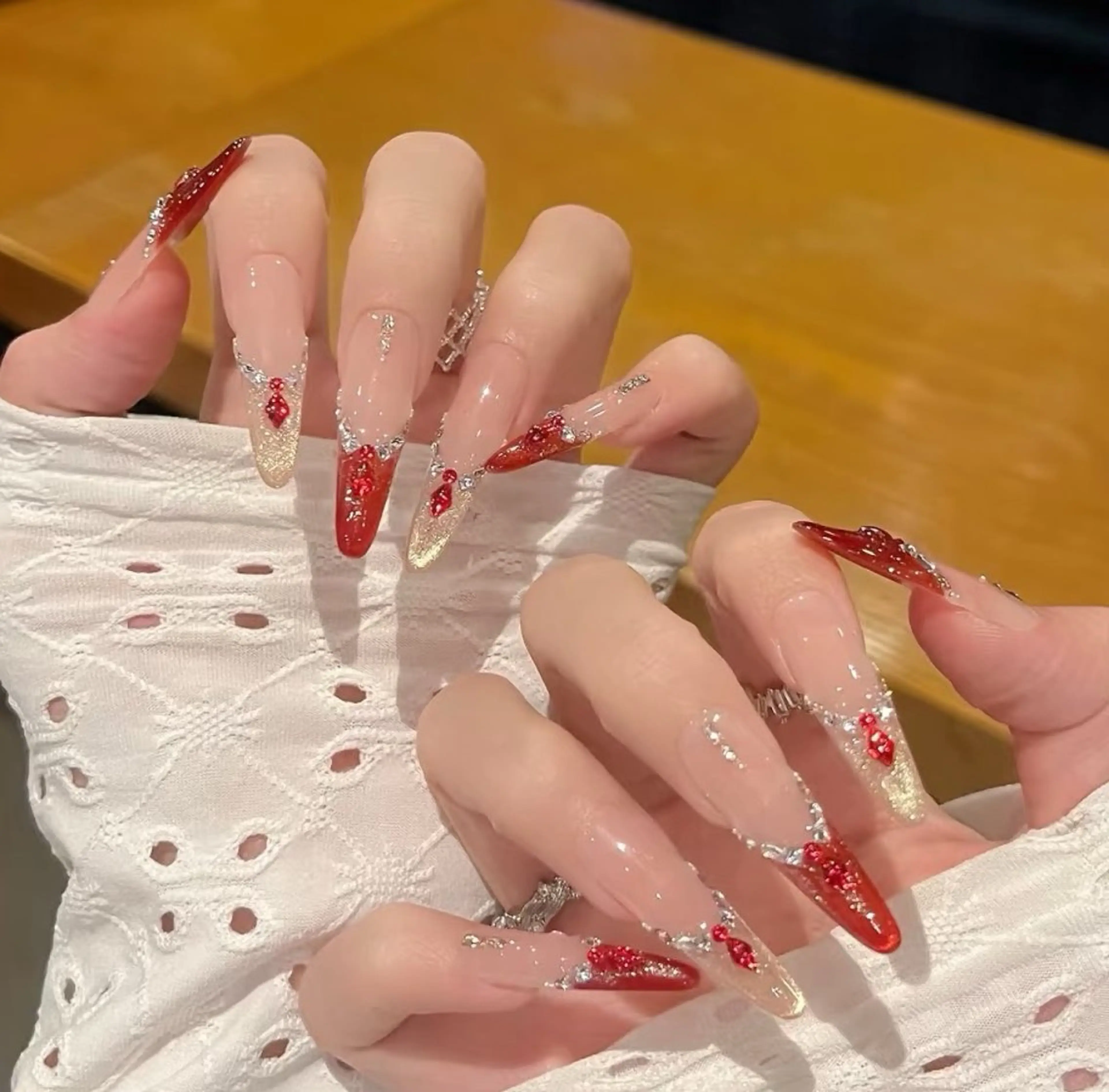 ネイル Miu Miu 🎀 長さだし專門のネイルデザイン