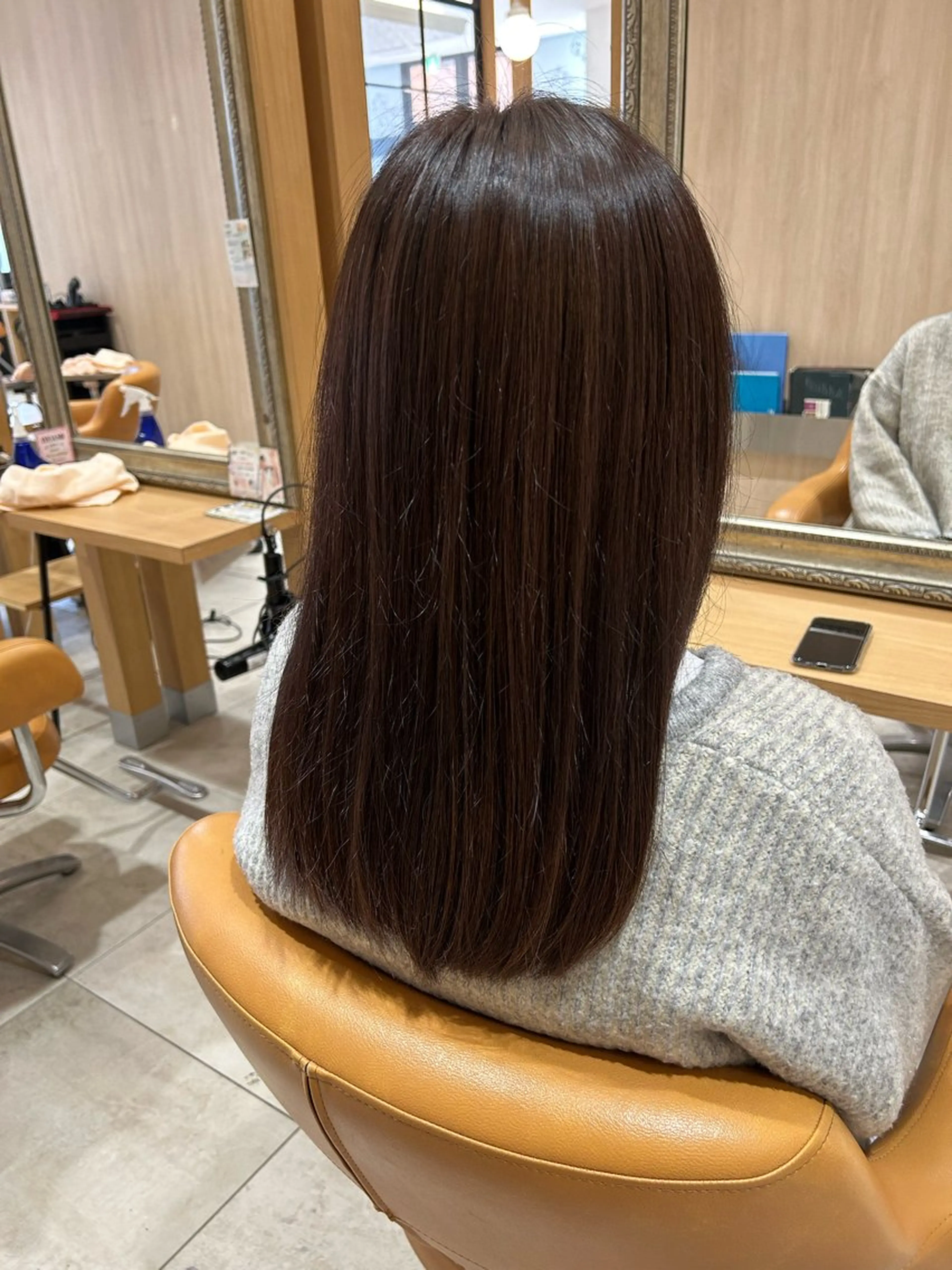 ✨️艶カラー✨️+ミルボン2ステップトリートメント🧖‍♀️🧴の写真