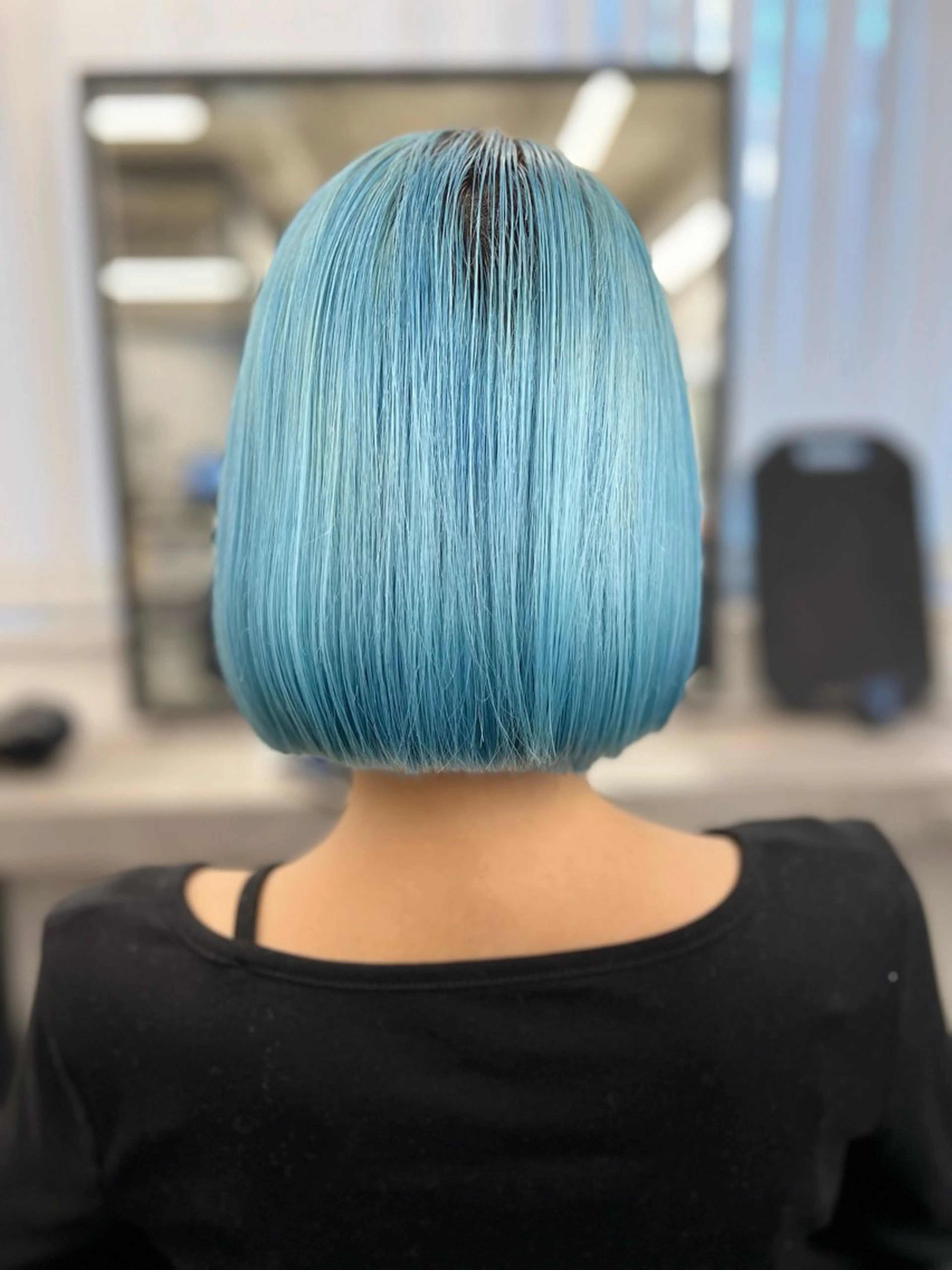 ミディアム カラー ブルーカラー カット ヘアカラー ADLLA.アドラ所属・ADLLA.新宿/ 艶髪/美髪/栗原🦋のヘアスタイル