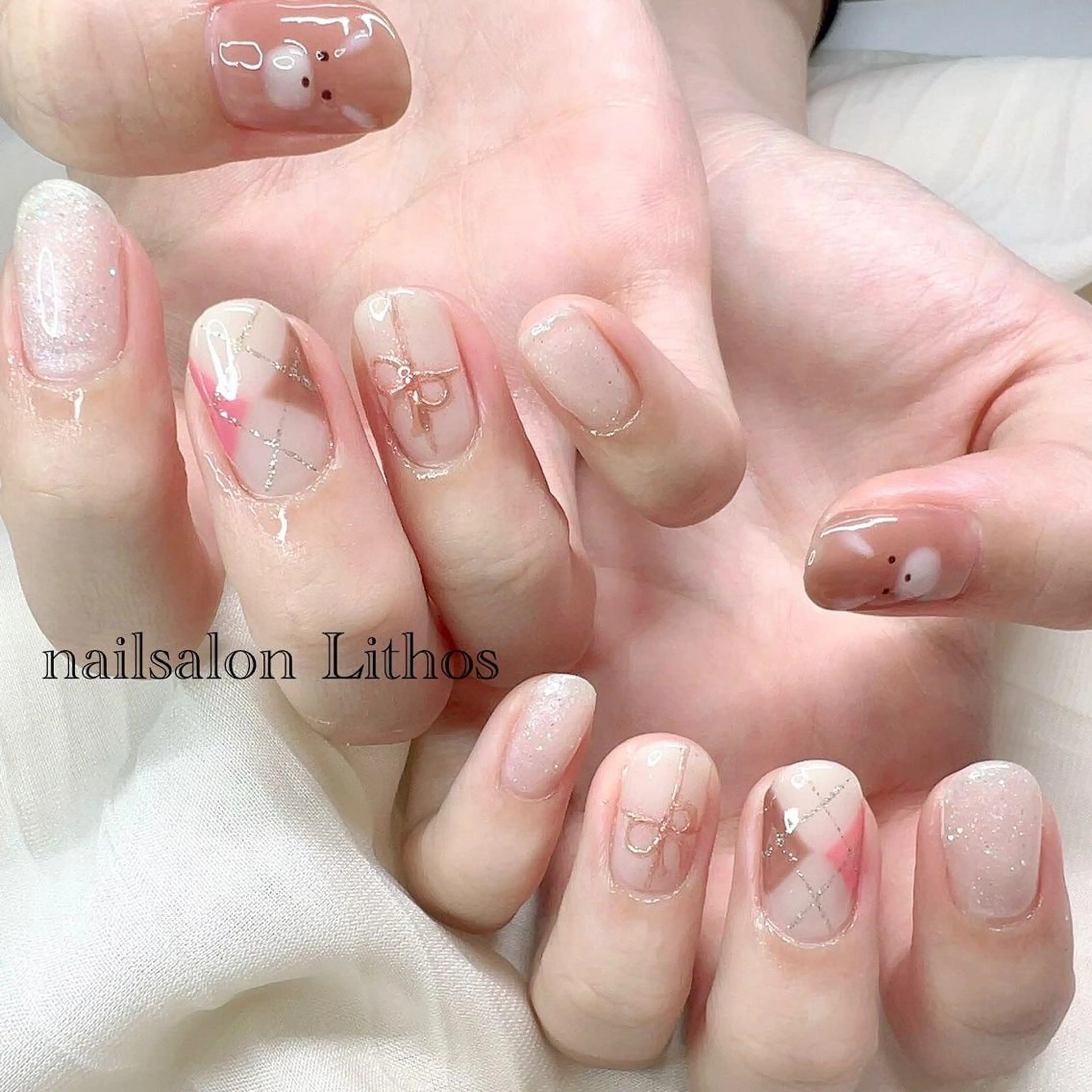 ネイル ハンドネイル nailsalon Lithos所属・nailsalon Recontreのネイルデザイン