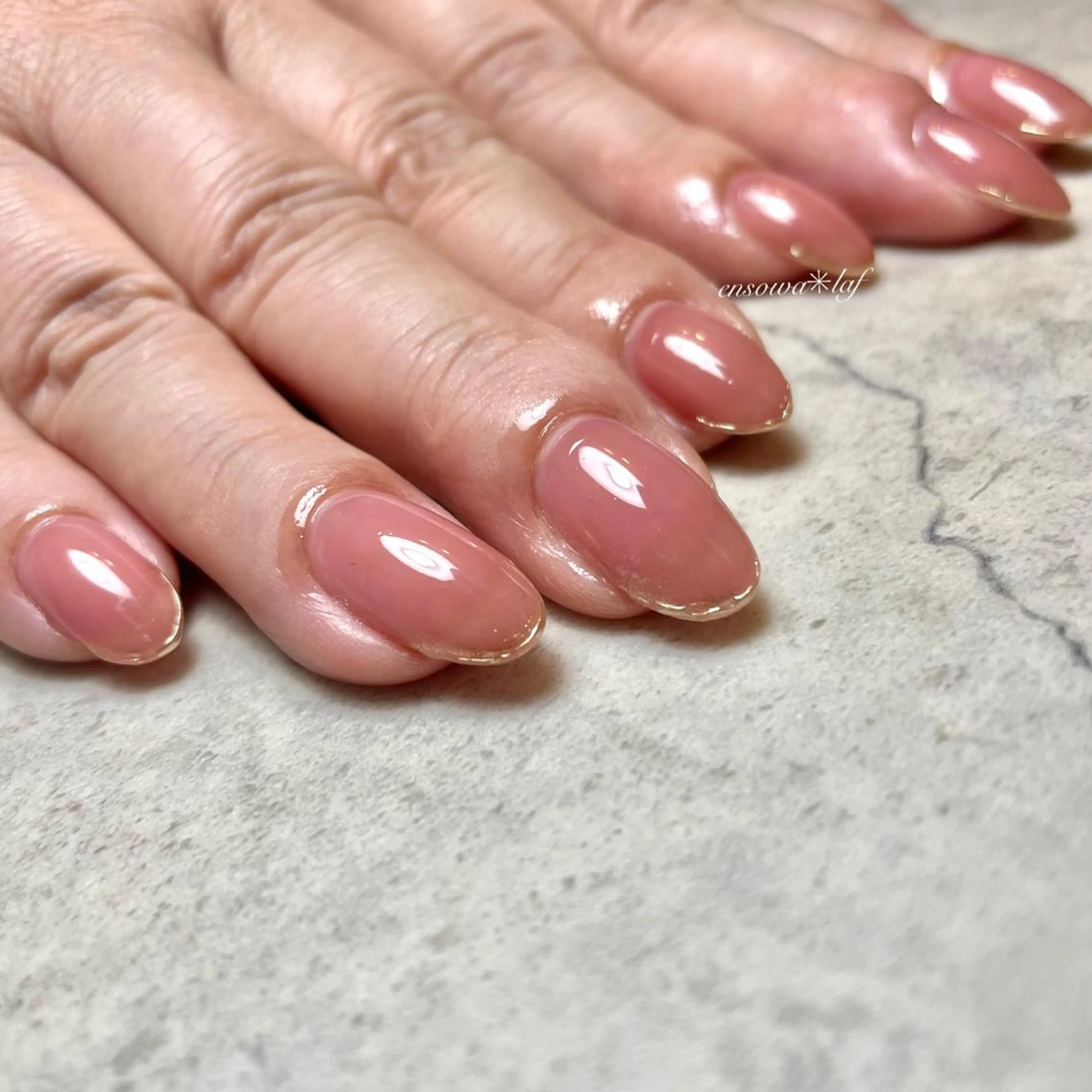 ネイル アートネイル ジェルネイル メンズネイル ニュアンスネイル シンプルネイル ensowa✱laf NAILのネイルデザイン
