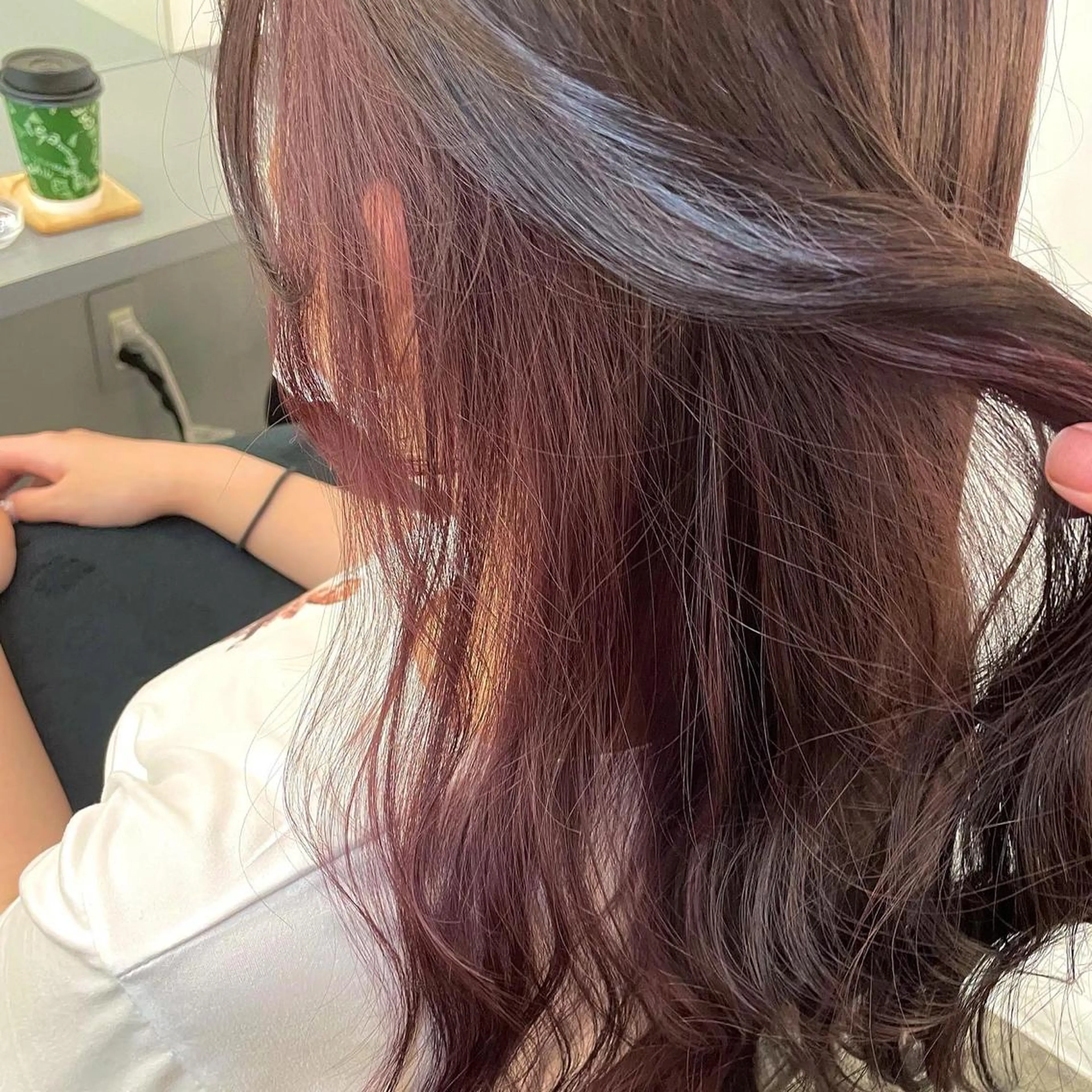 ロング 🤍韓国ヘア🇰🇷 タバタサオリ🤍のヘアスタイル