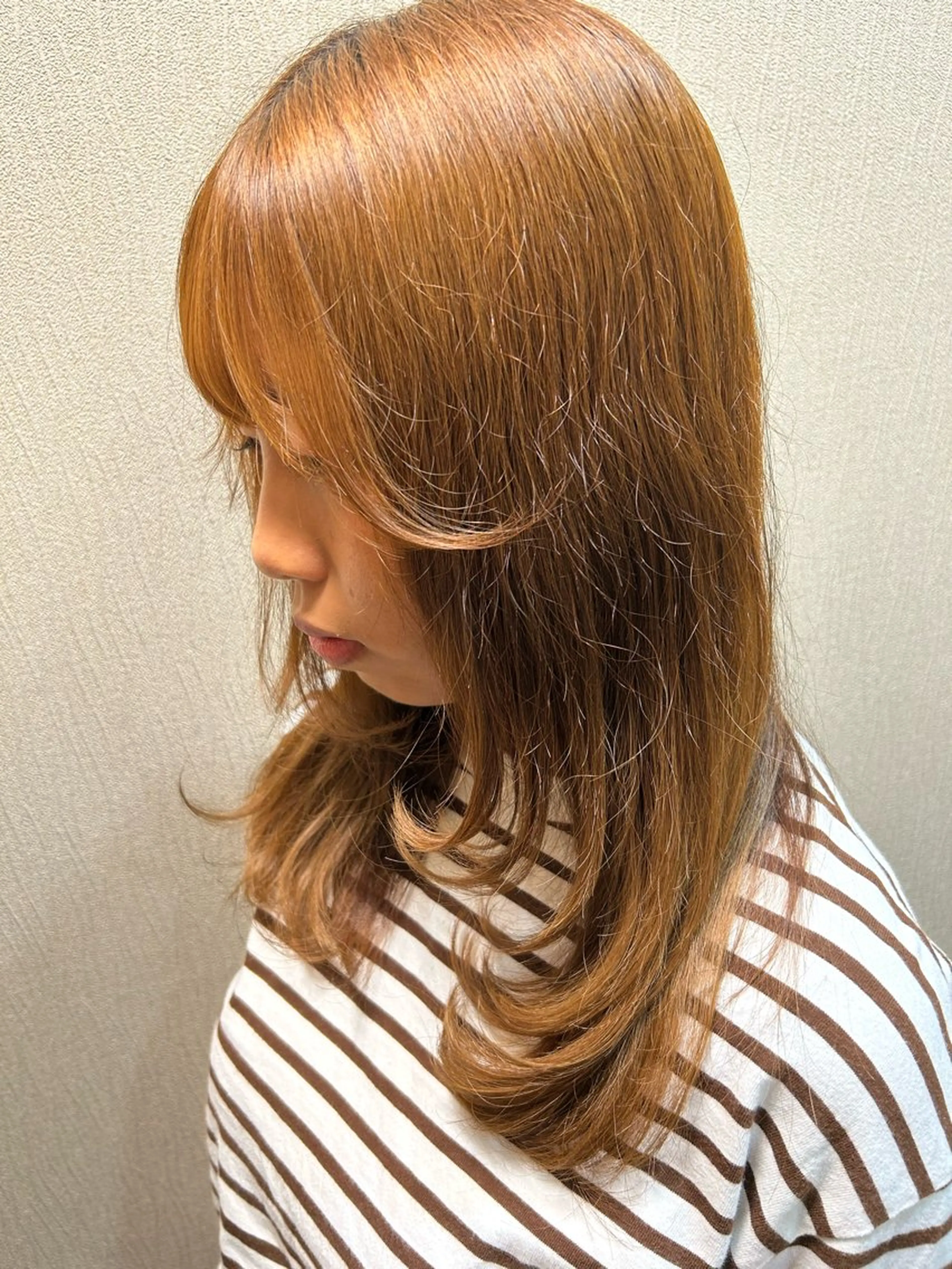 ミディアム ミディアムレイヤー レイヤーカット カット 💛🌼こんどう ひなた🐥⸒のヘアスタイル