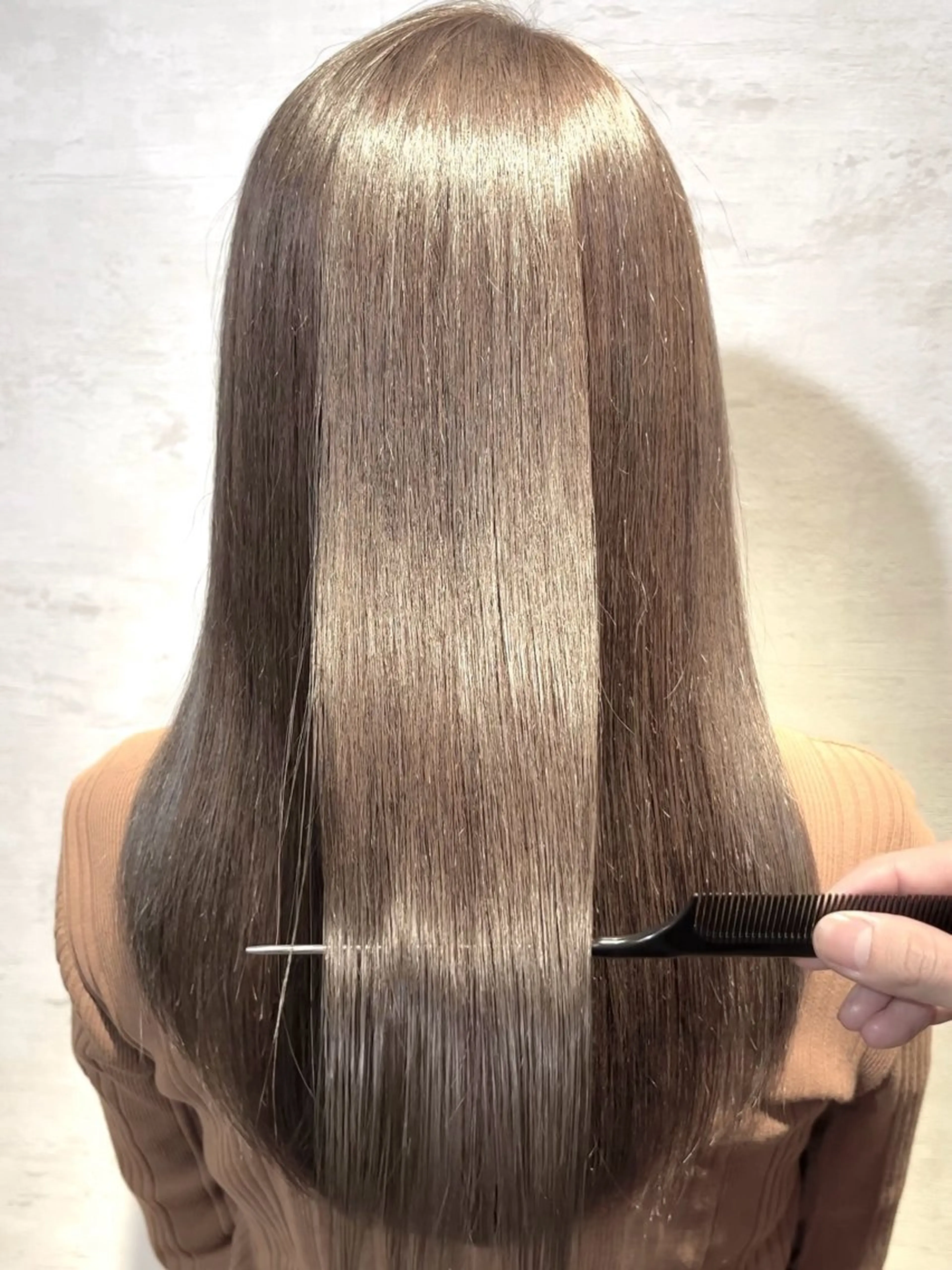 ロング Agu hair aubel 長岡古正寺所属・🩷縮毛矯正特化🩷 ブリーチ毛でも可のヘアスタイル