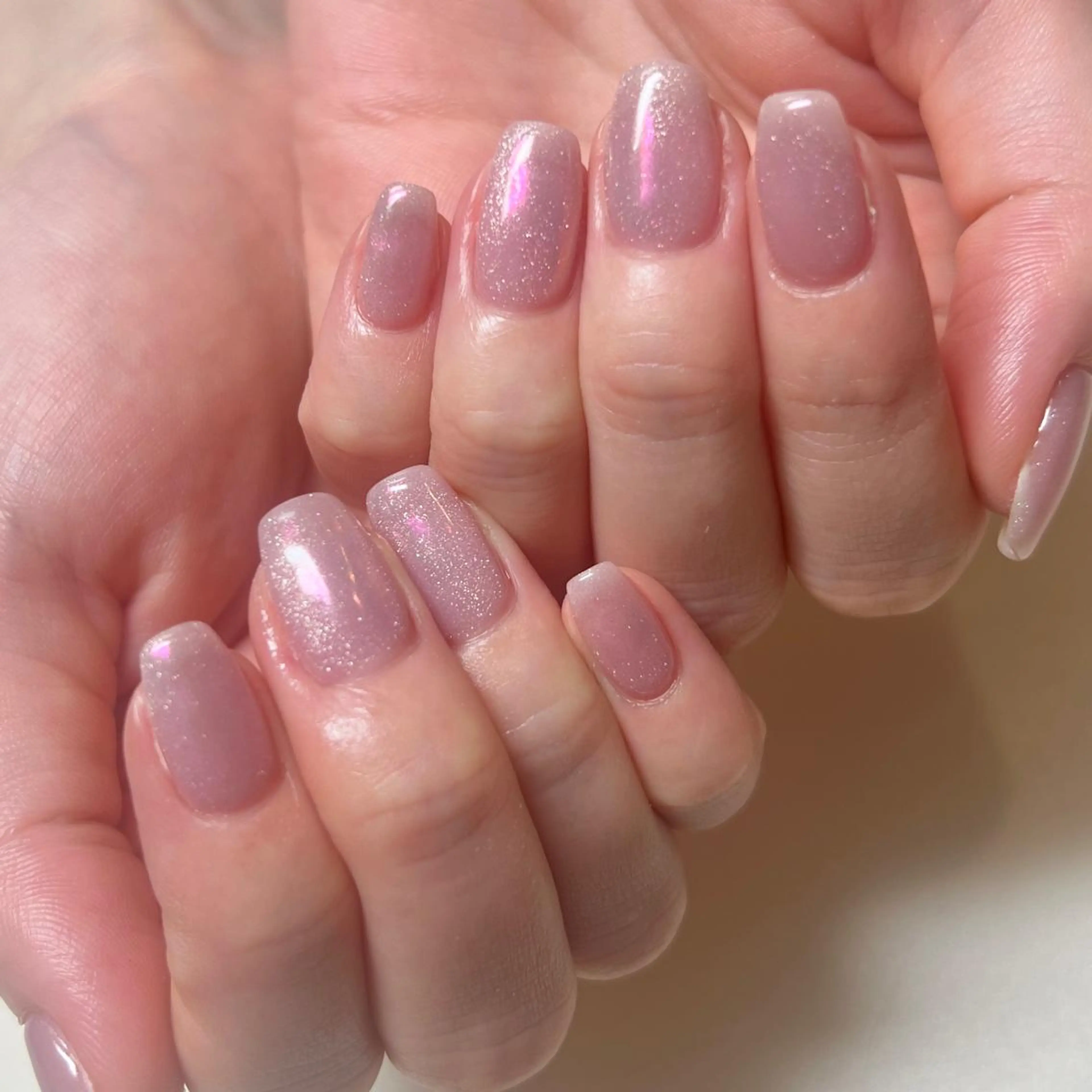 ネイル マグネットネイル ミラーネイル 持ち込み ニュアンスネイル オフィスネイル REHTOF 【銀座なんでも屋】のネイルデザイン