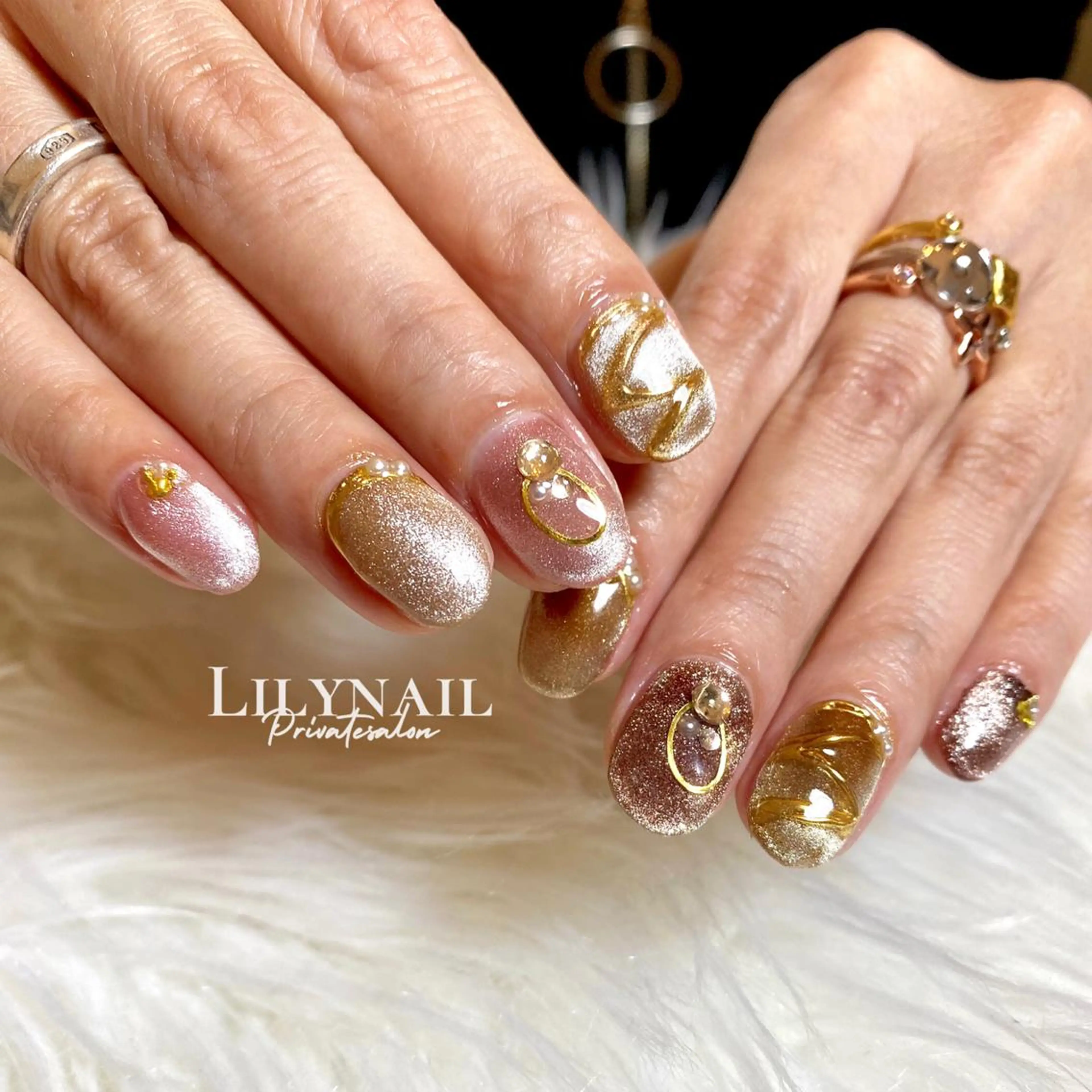 ネイル ハンドネイル #Lilynail ﾊﾙｶのネイルデザイン
