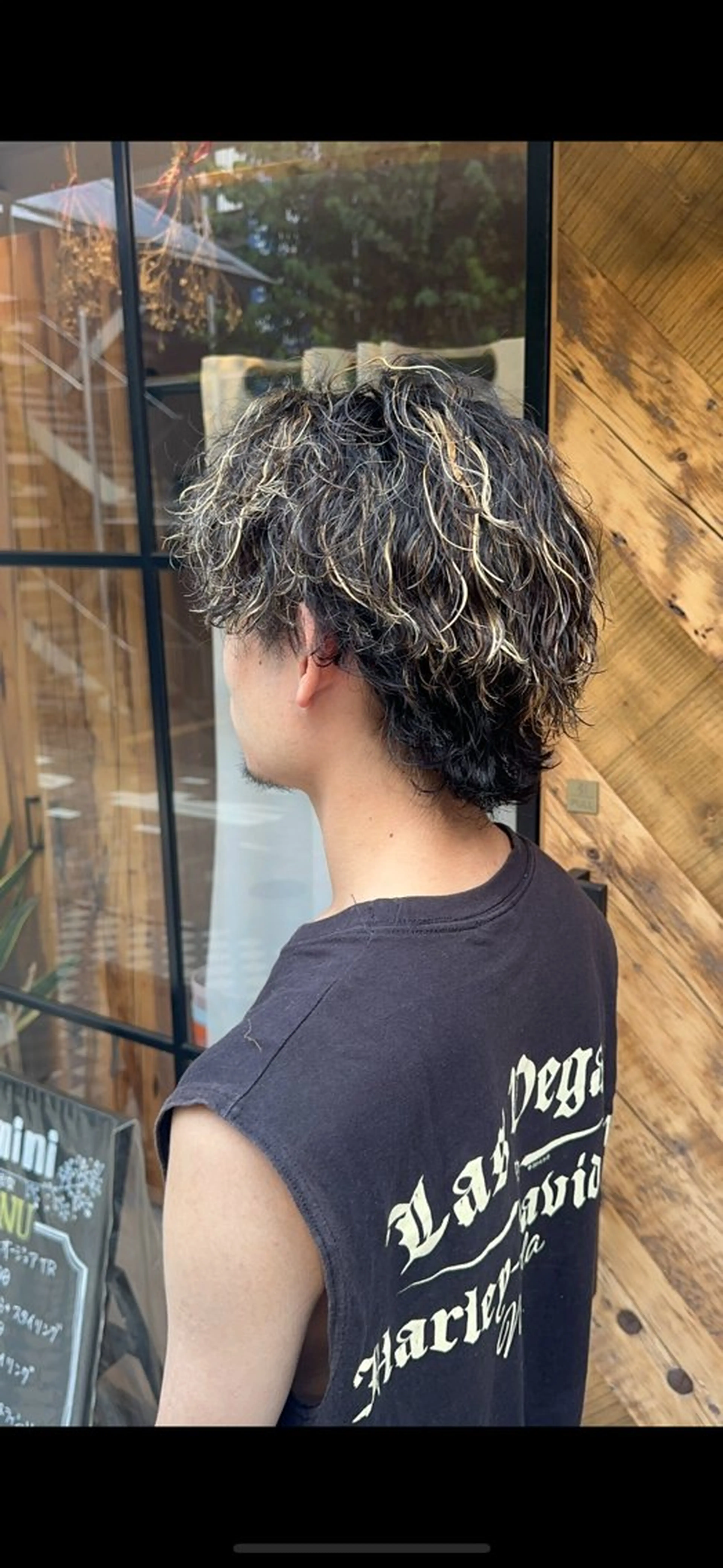 パーマ ニュアンスパーマ カット パーマ メンズカット　パーマ 特化美容師　中野稜平のヘアスタイル