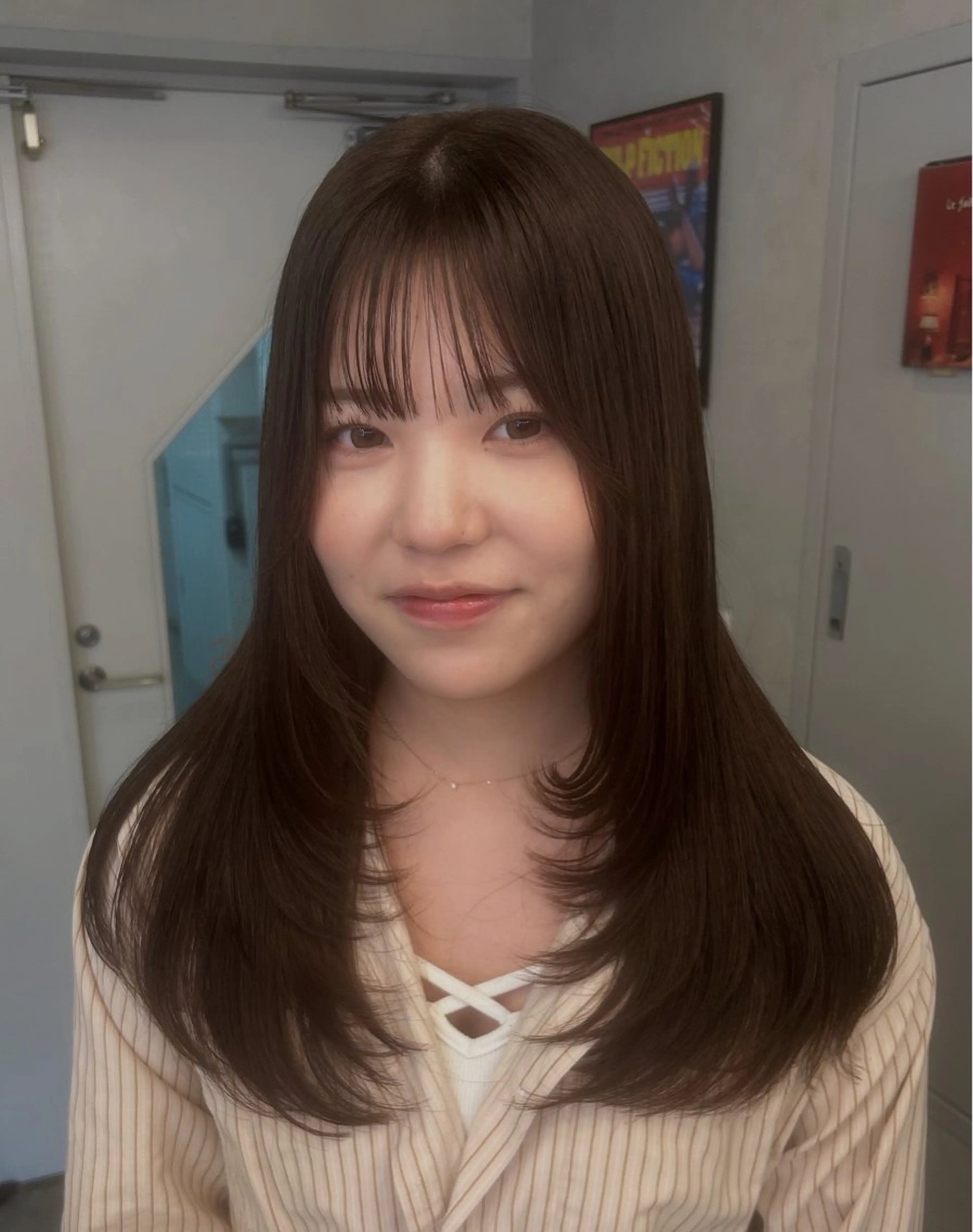 レイヤーカットの写真