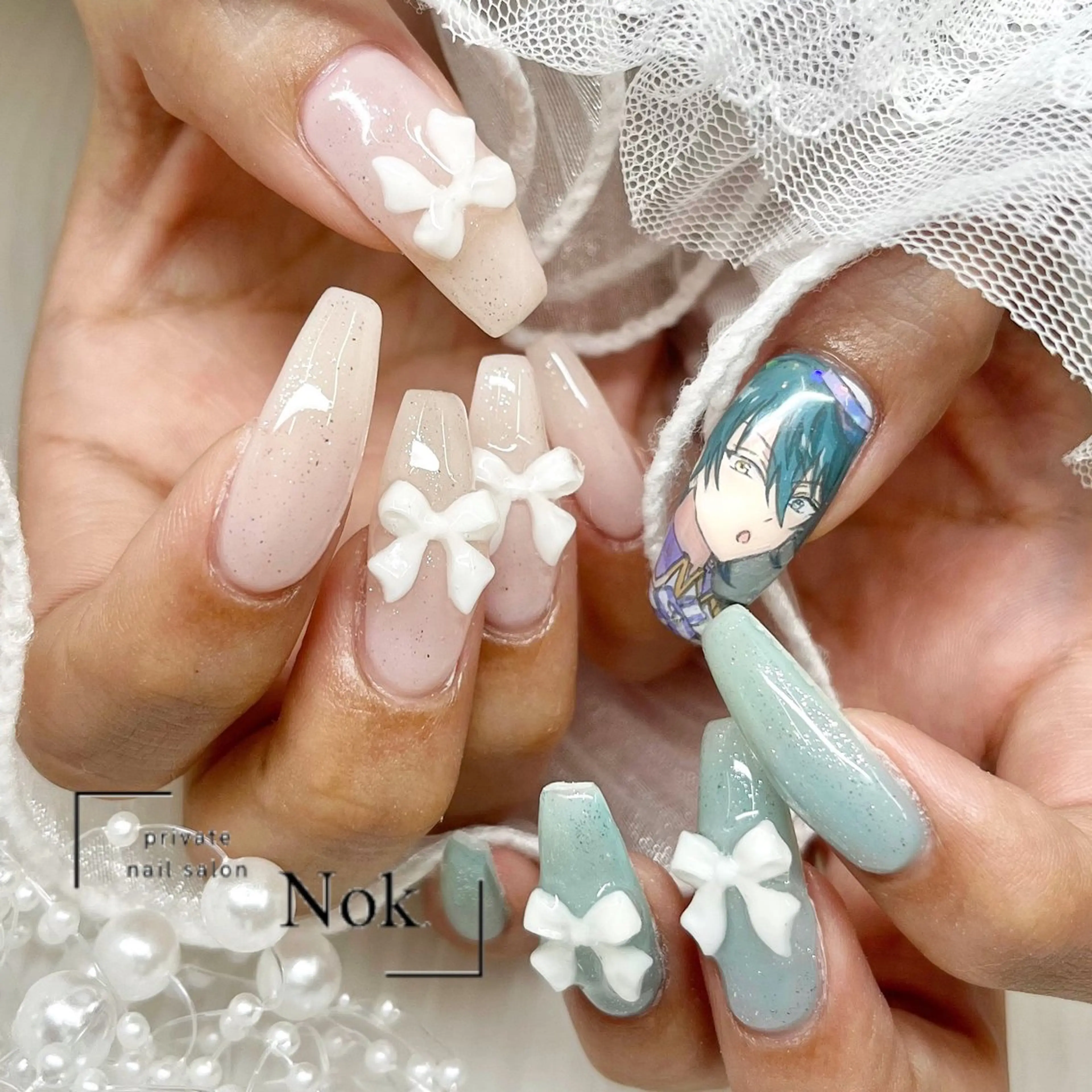 ネイル ハンドネイル 池袋痛ネイル Nok. 渡辺のネイルデザイン