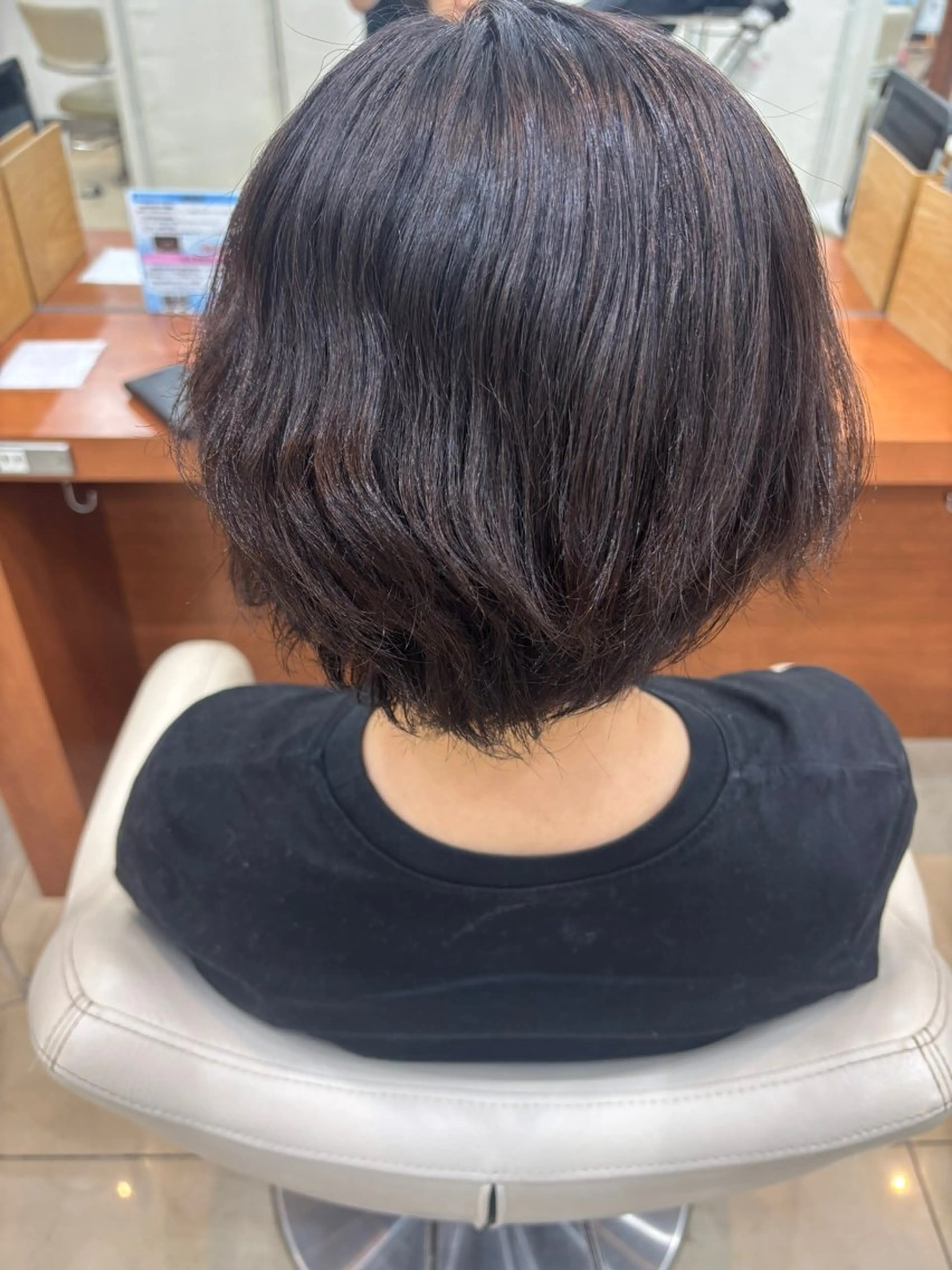 ミディアム カラー ヘアカラー トリートメント ☁🫧縮毛矯正 /春奈🪽🫧のヘアスタイル