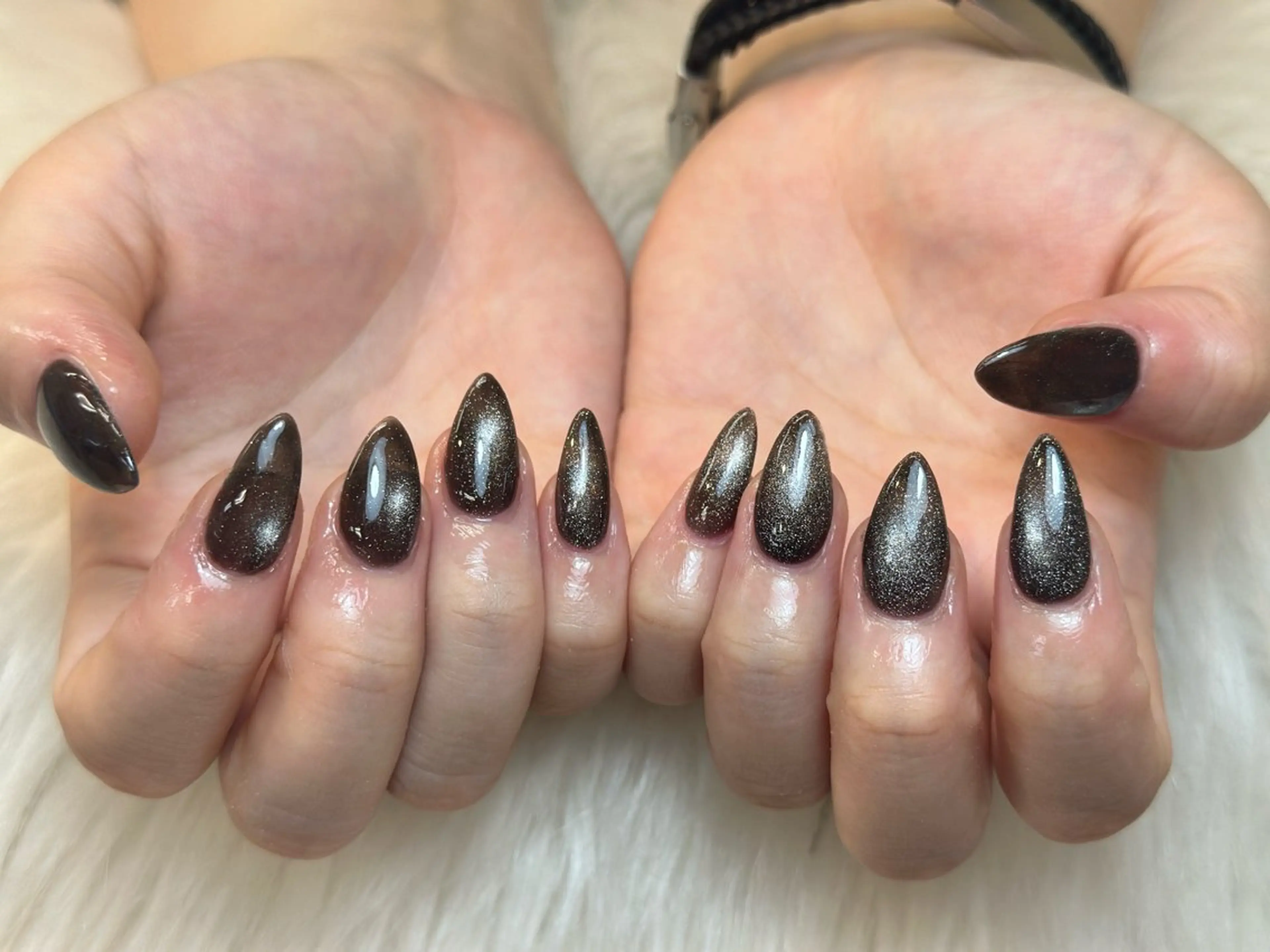 ネイル アートネイル ジェルネイル マグネットネイル ハンドネイル JennNail_ マオのネイルデザイン