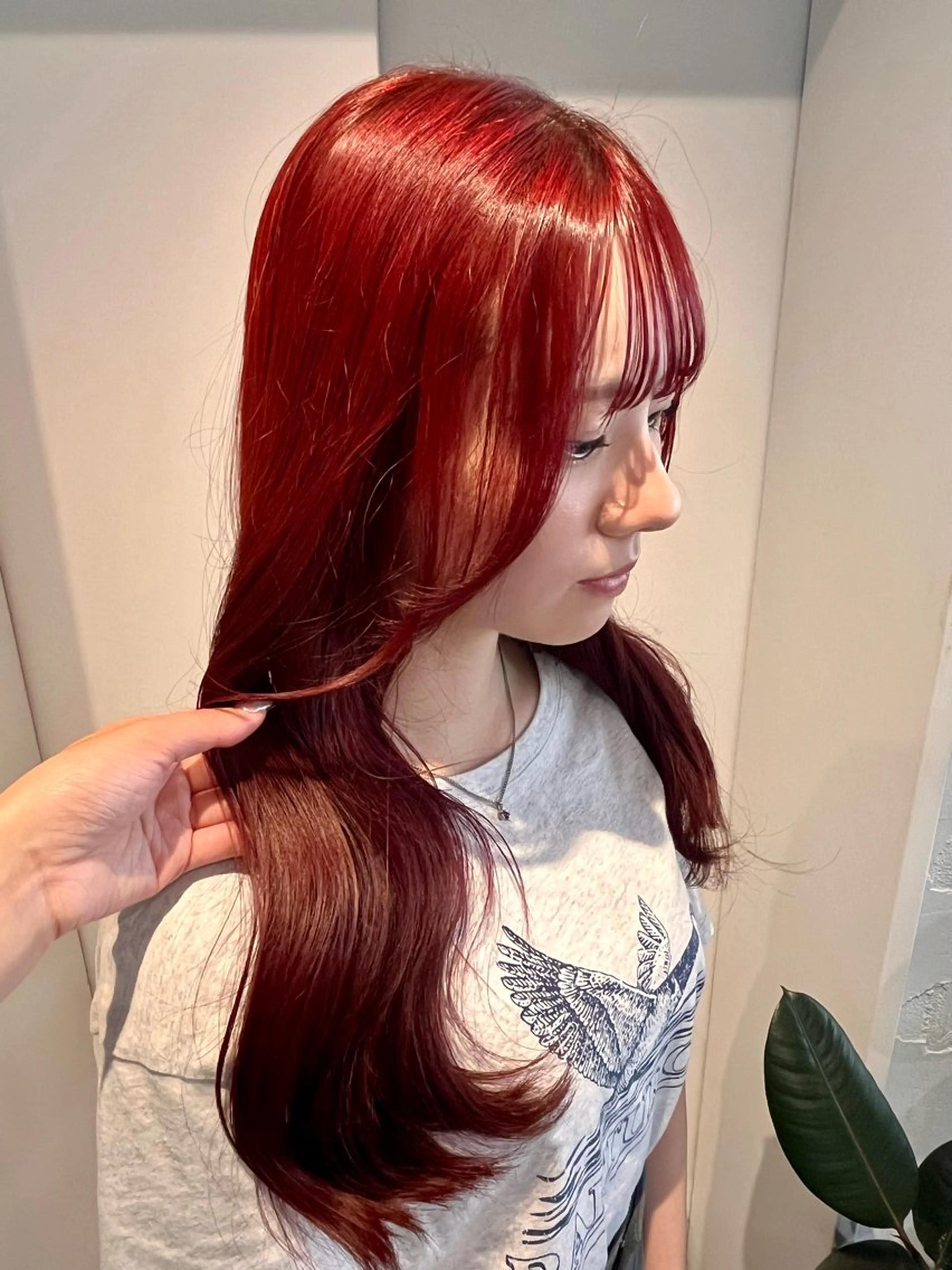 ロング カラー ヘアカラー トリートメント 透明感カラー/ 髪質改善🌼ルナのヘアスタイル