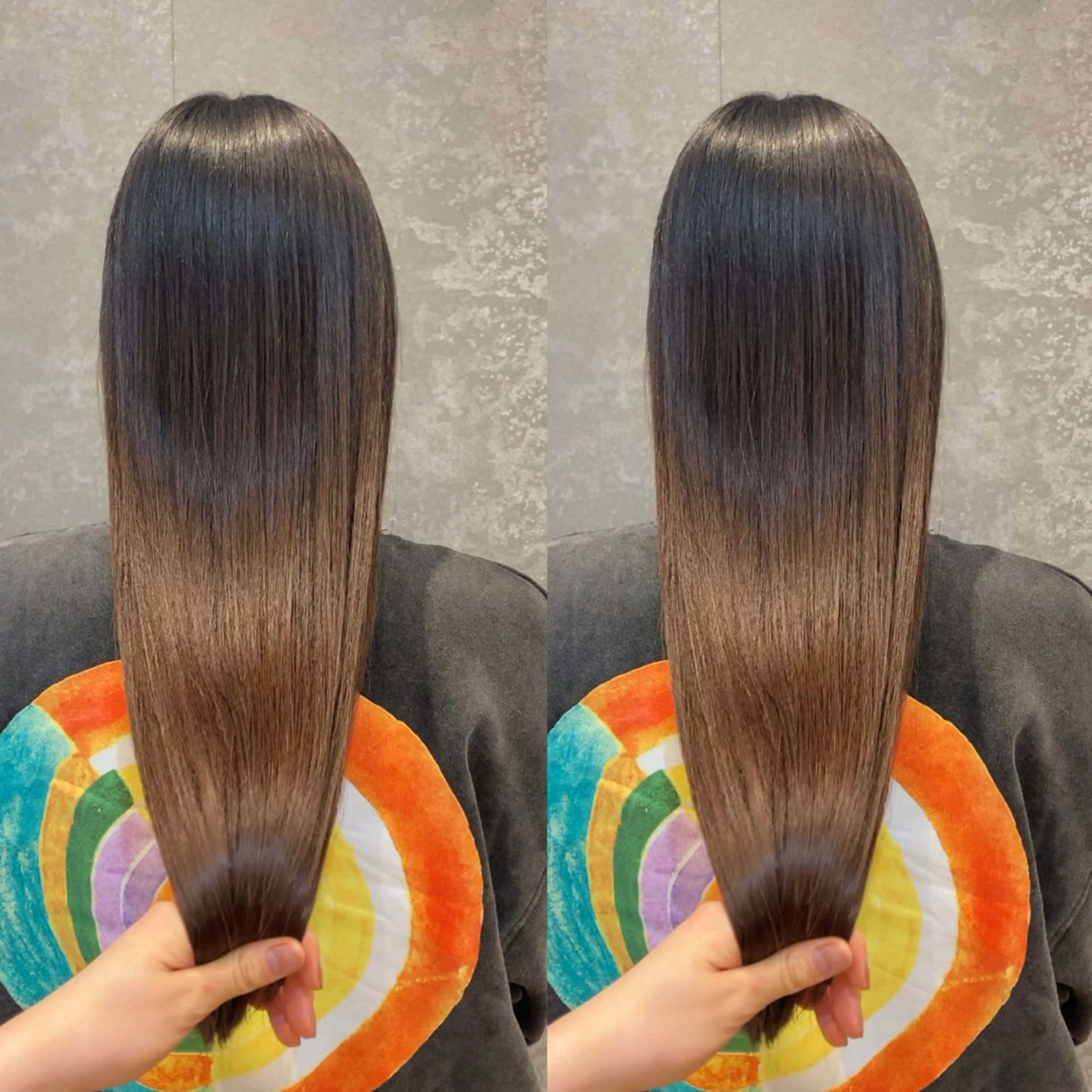 ロング 髪質改善 縮毛矯正 トリートメント schon所属・み うのヘアスタイル