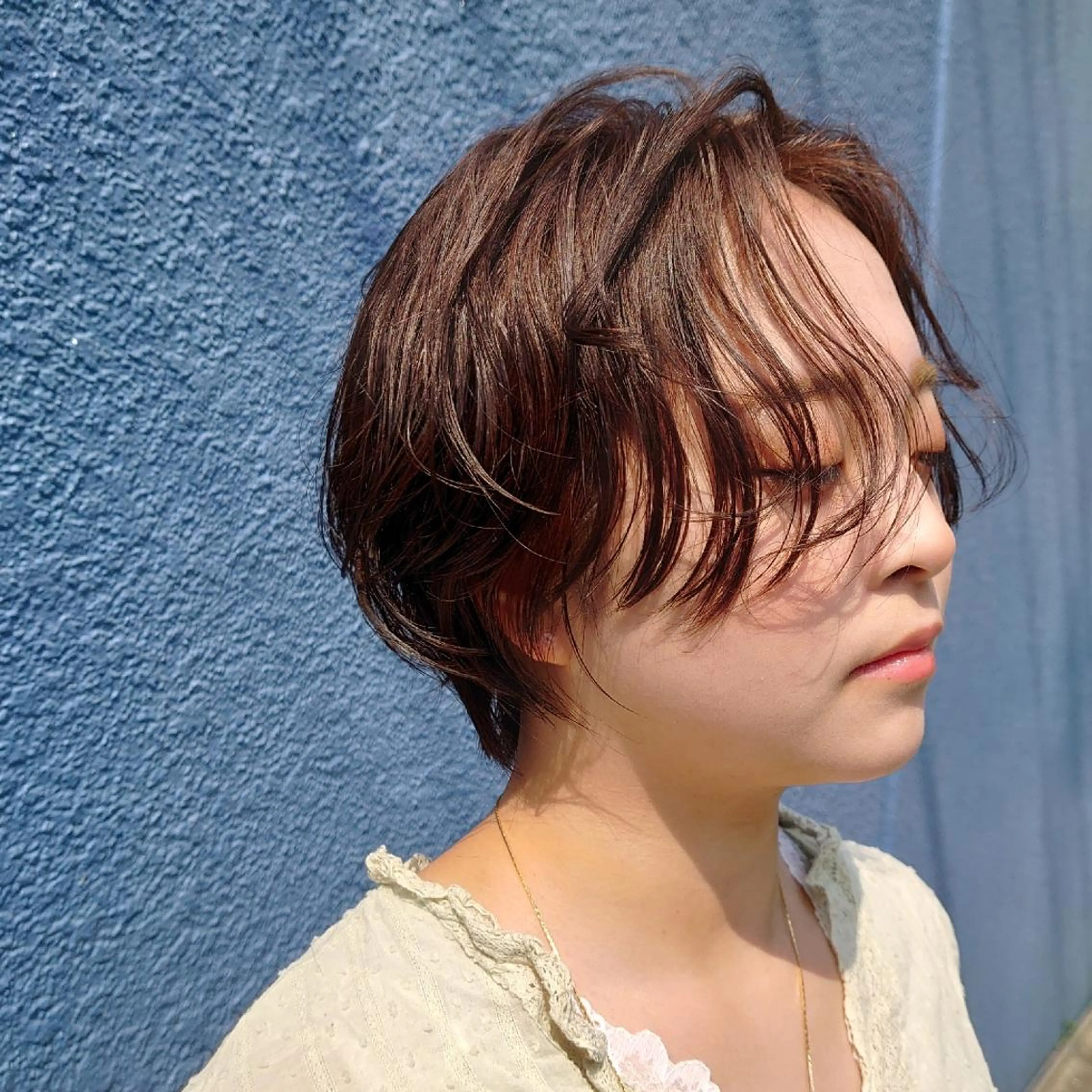 ショート カラー パーマ YUIMARL SAEのヘアスタイル