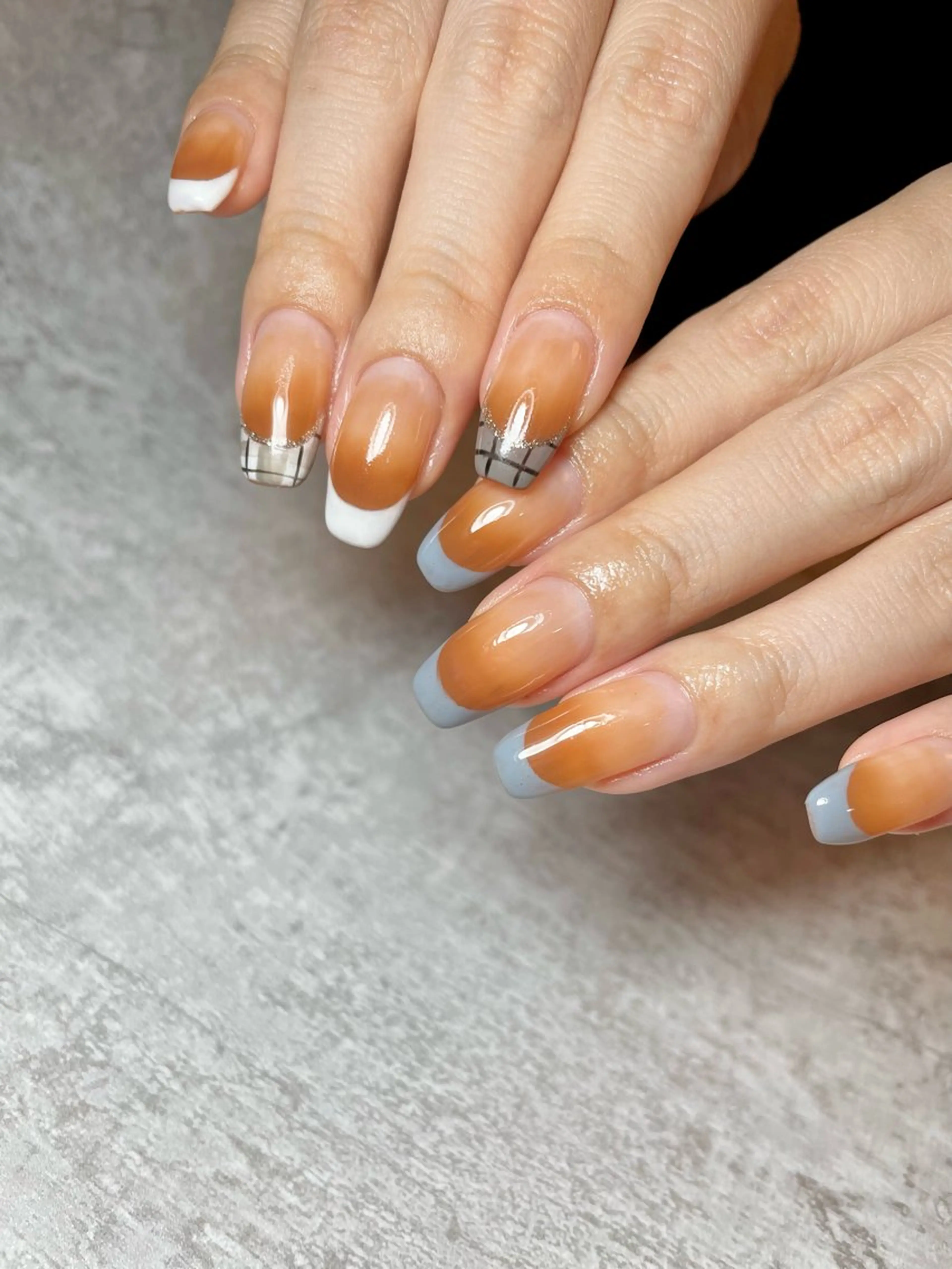 ネイル フレンチネイル グラデーション 持ち込み BEAUTY GARDEN 【nail salon unseul】所属・nana .のネイルデザイン