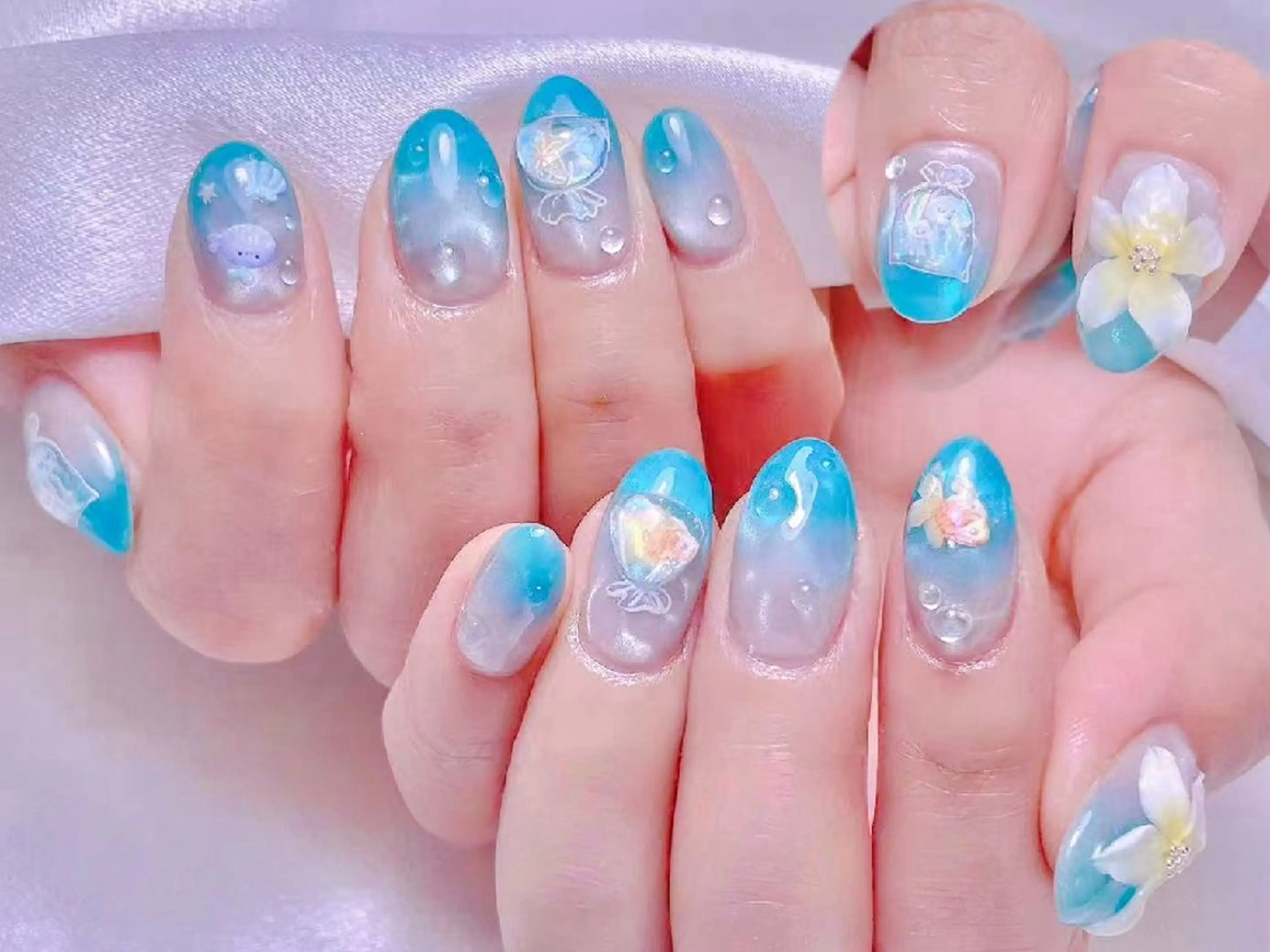 ネイル ハンドネイル パラジェル＆フィルイン取り扱いサロンSol Nail所属・Sol Nail ミネのネイルデザイン
