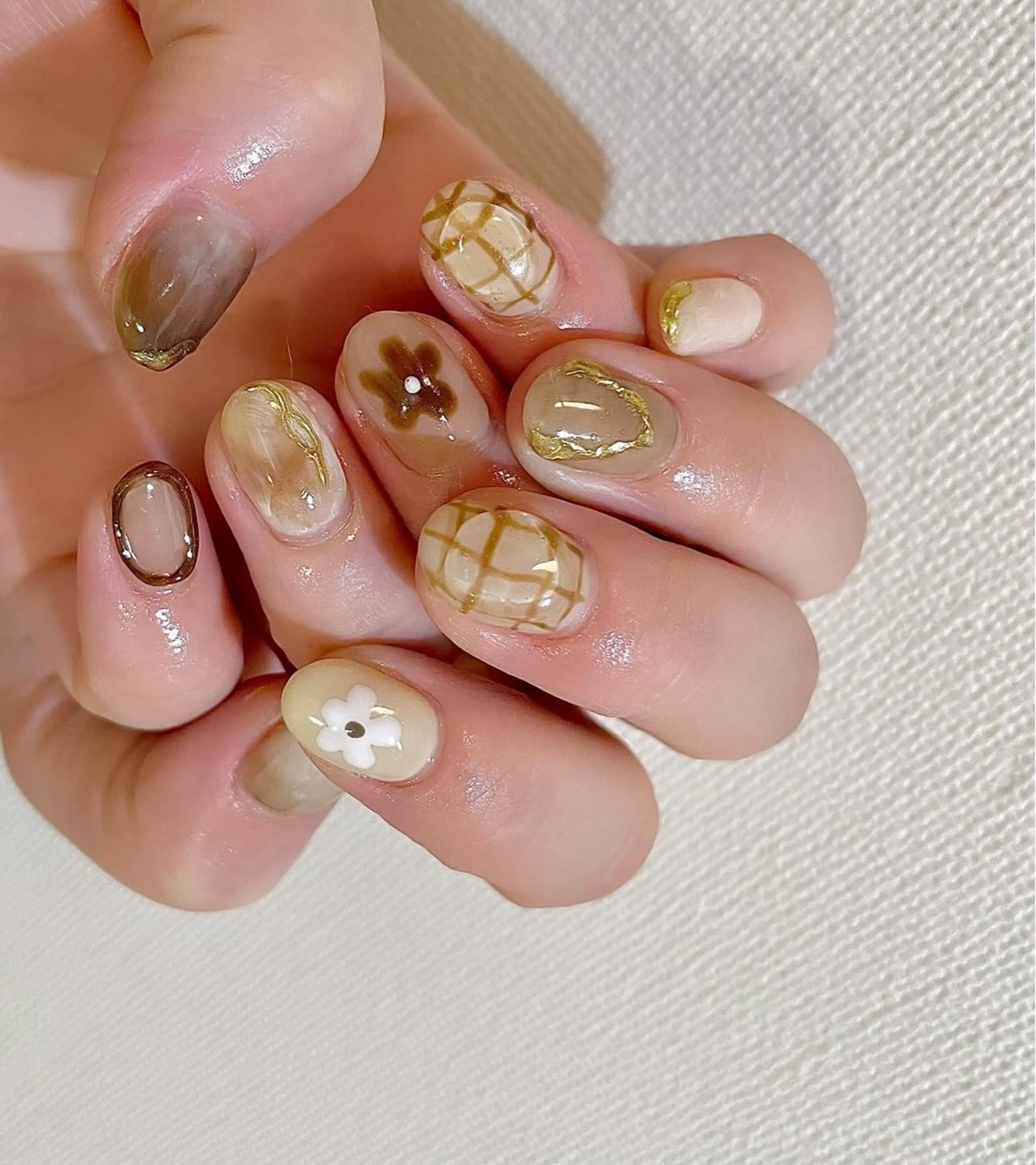 ネイル ミラーネイル 持ち込み ニュアンスネイル BEAUTY GARDEN 【nail salon unseul】所属・nana .のネイルデザイン
